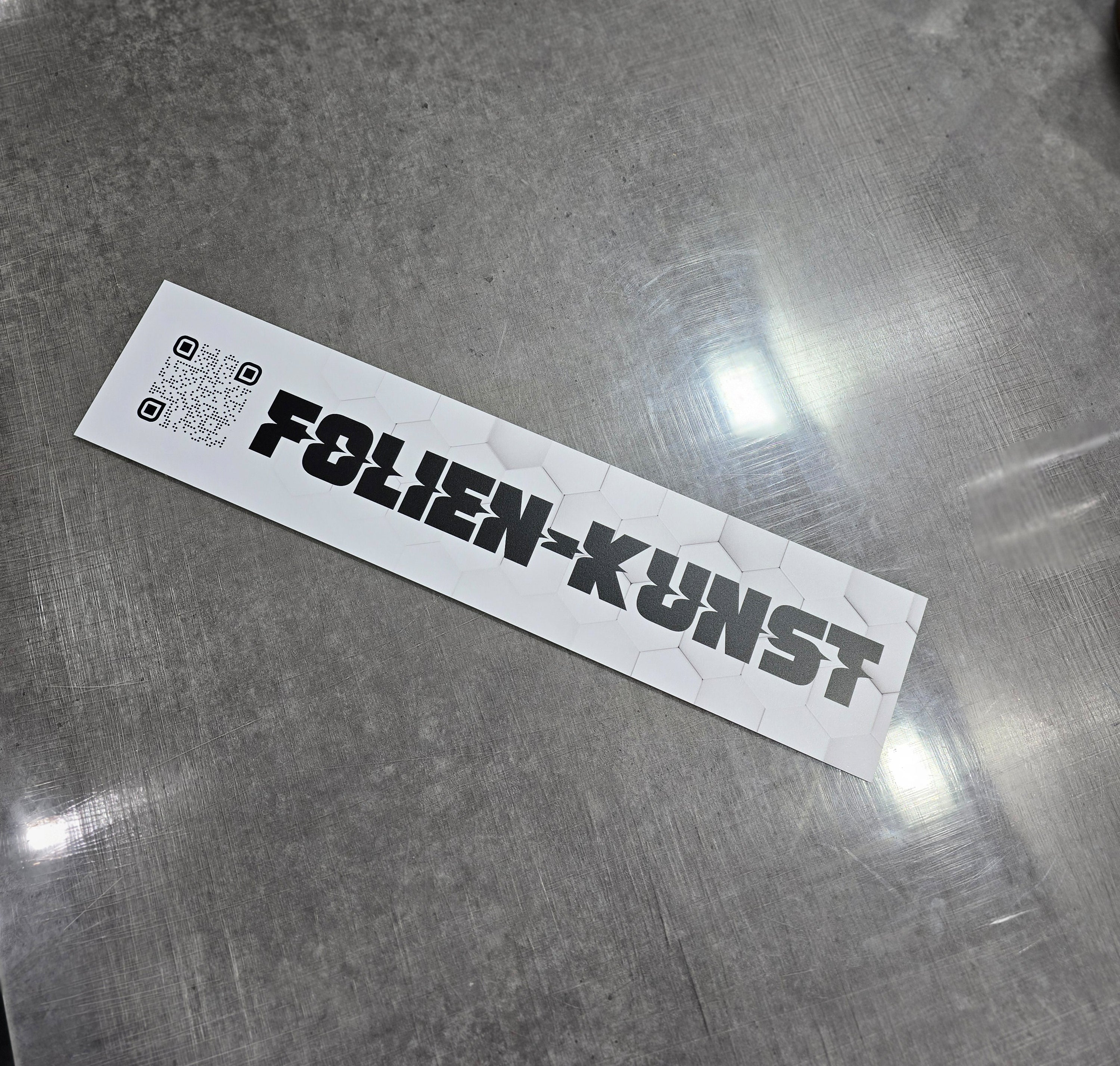 Showkennzeichen / Show Plates Digitaldruck Design QR Code