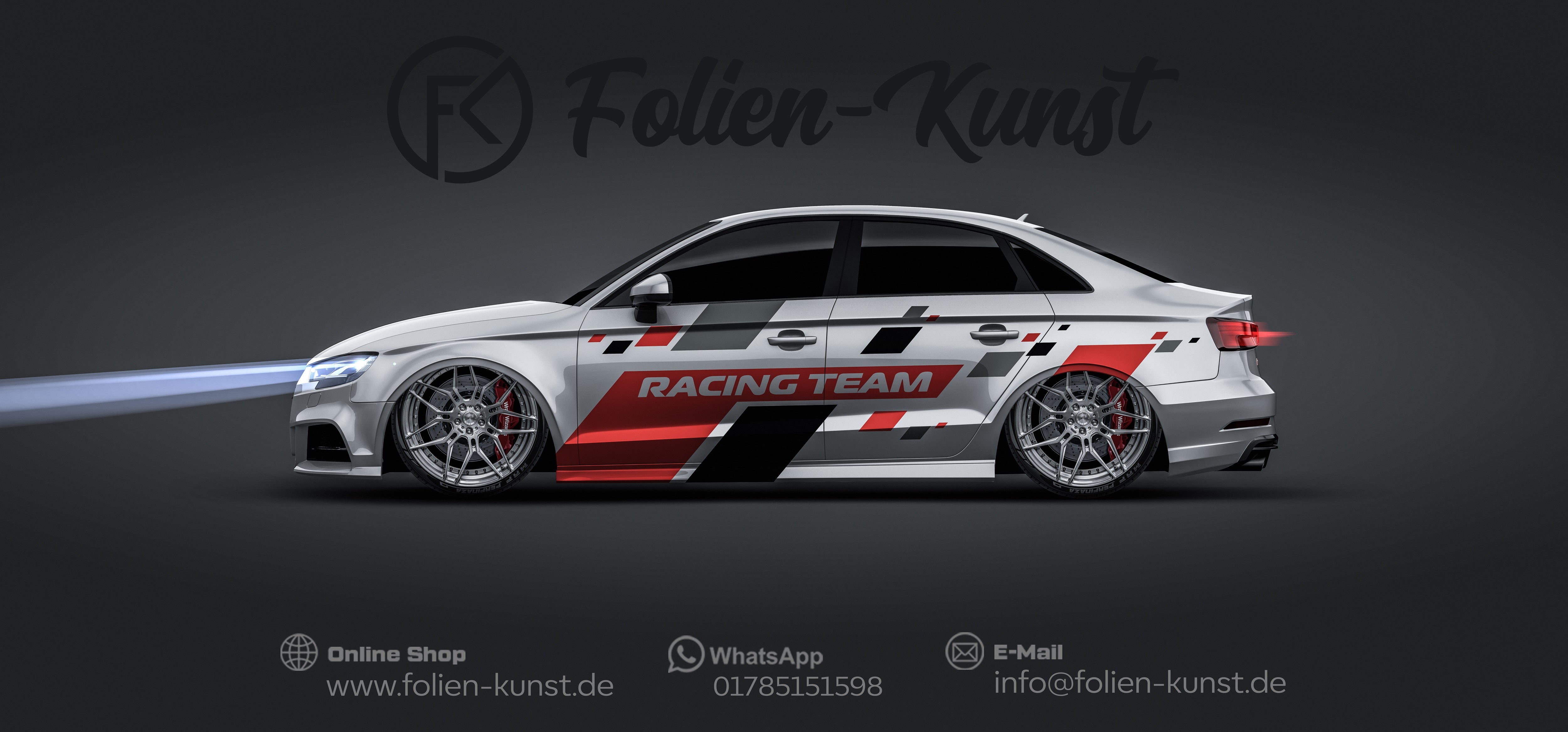 Motorsport Racing Team Folien Dekor Universal Aufkleber Set #455
