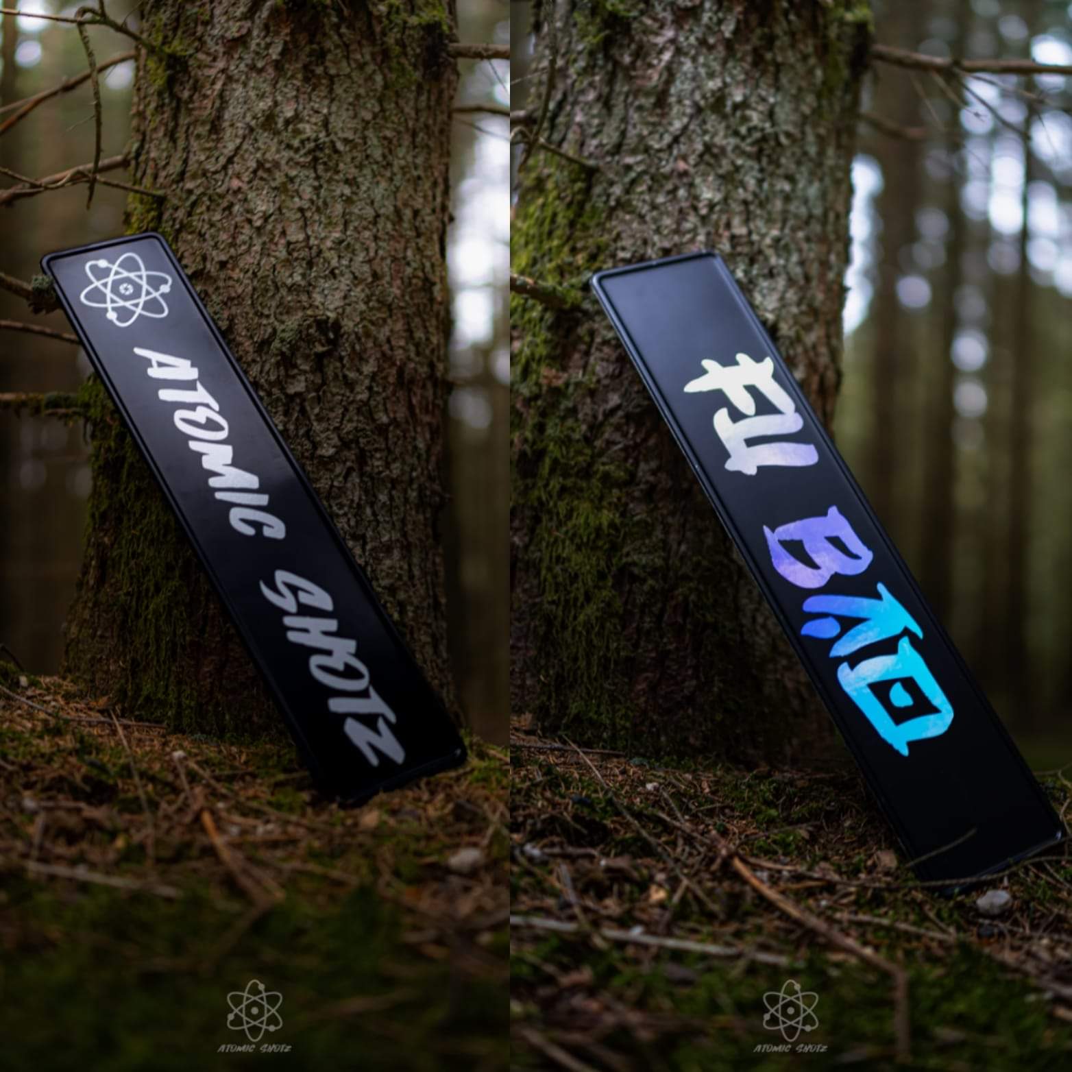 Showkennzeichen / Show Plates "SET" Aluminium