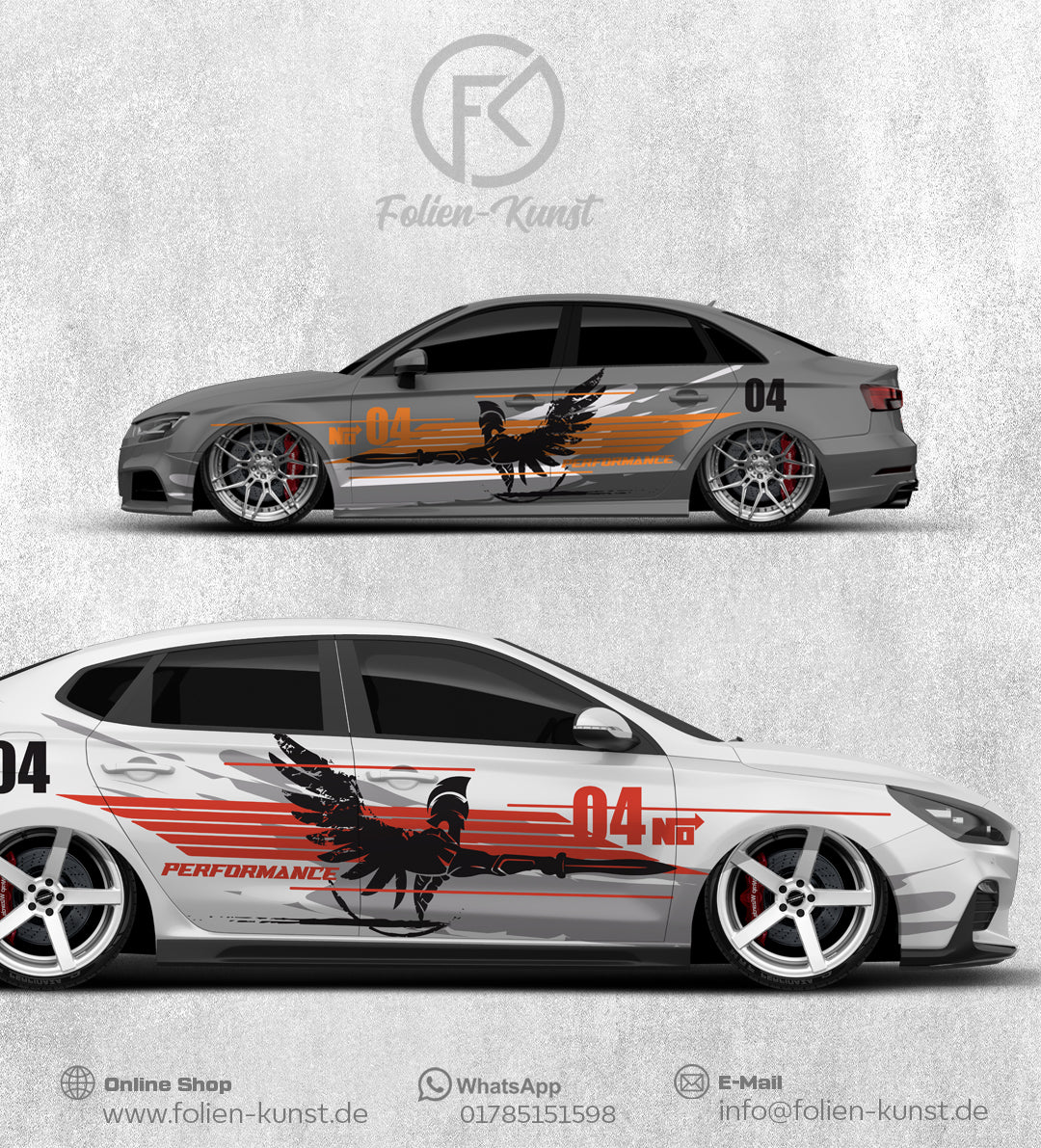 Folien Tuning Dekor Fast & Furious Style Folierung #365