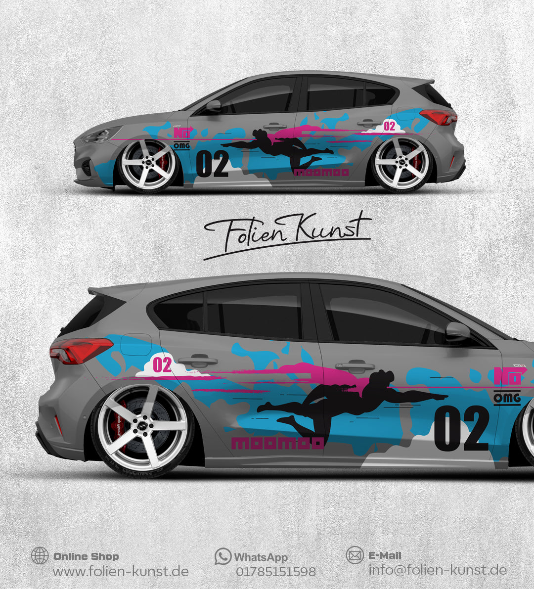 Fast & Furious Tuning Folien Dekor Style Folierung #366