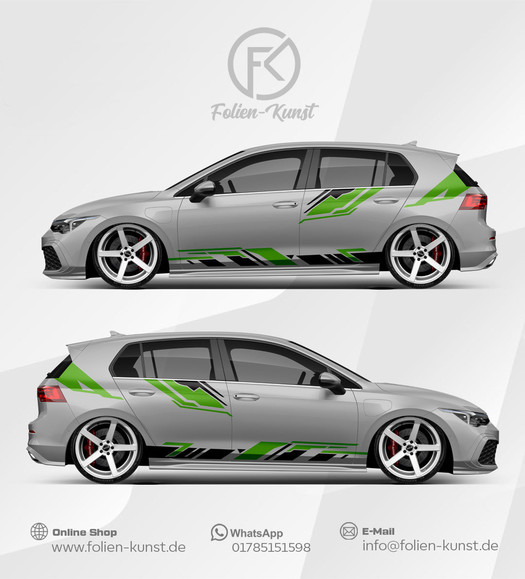 Universal Fahrzeug Seiten Dekor Design Augkleber #482