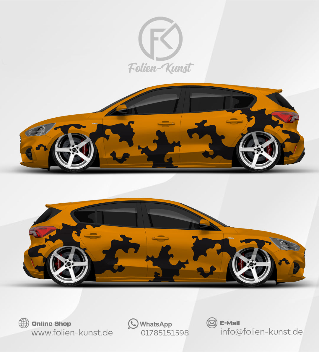 Camouflage Style Fahrzeug Seiten Dekor Design Aufkleber #512