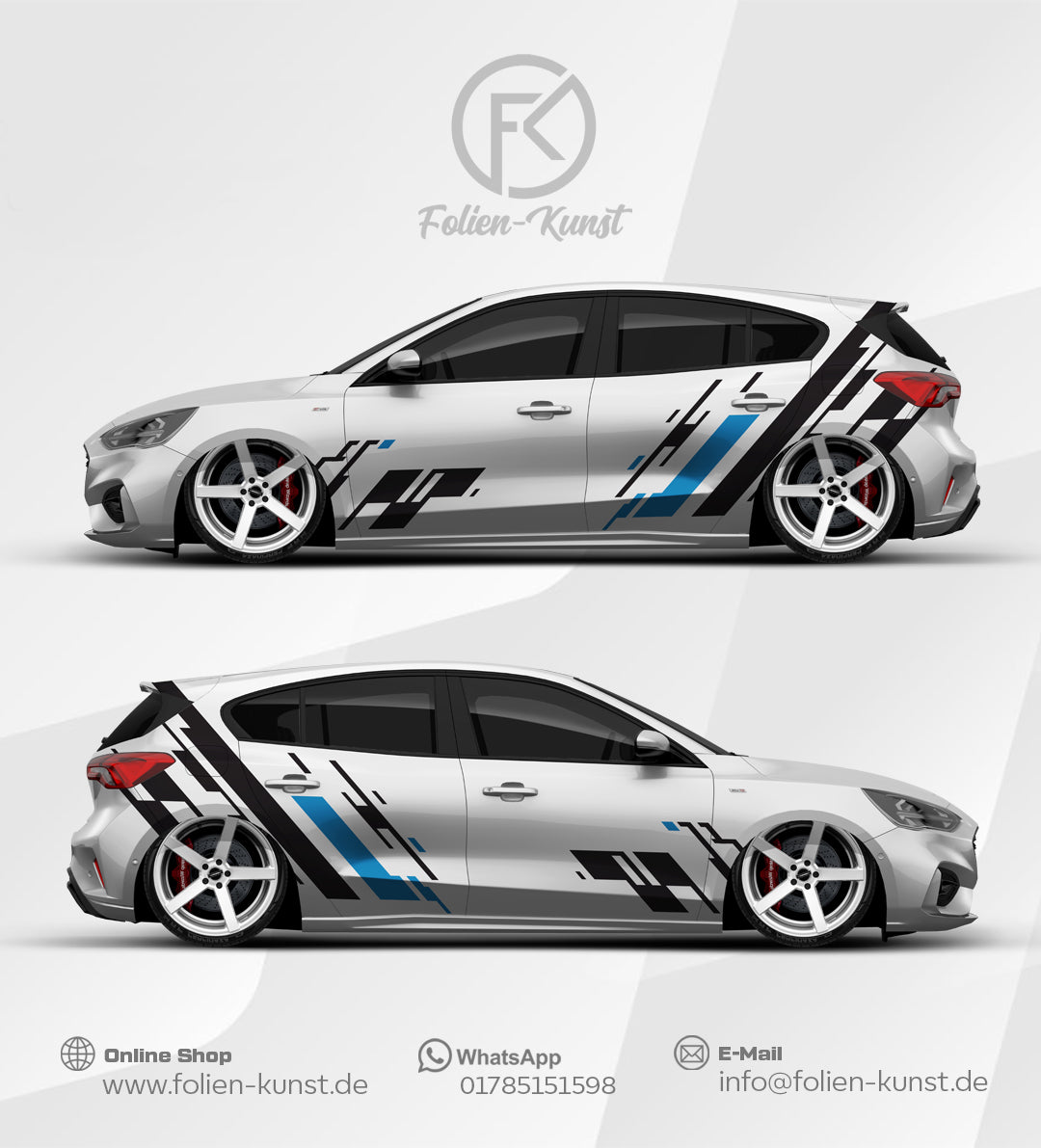 Folien Tuning Style Folierung Fahrzeug Design Aufkleber #519