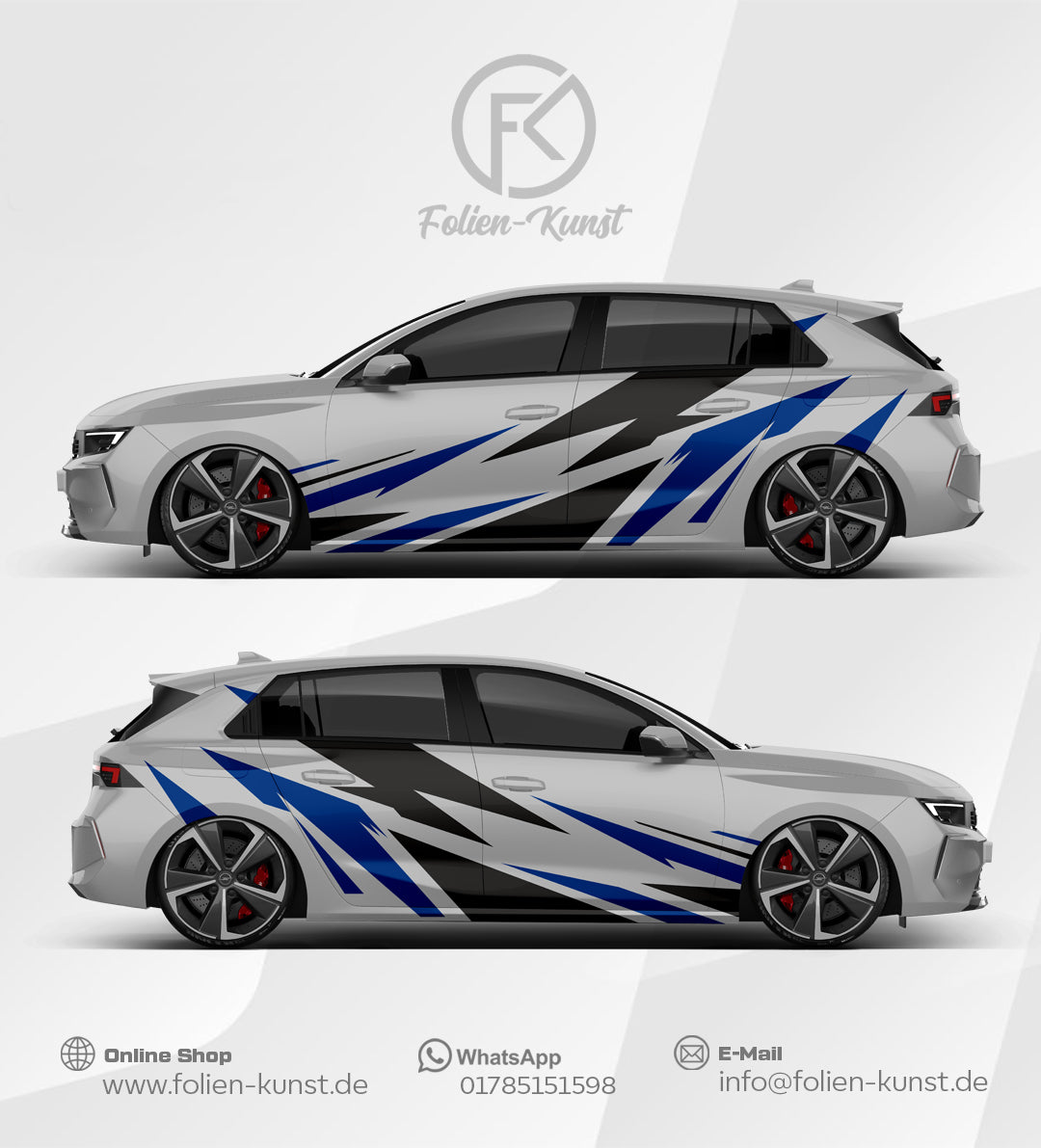 Tuning Dekor Auto Folien Design Performance Aufkleber #556