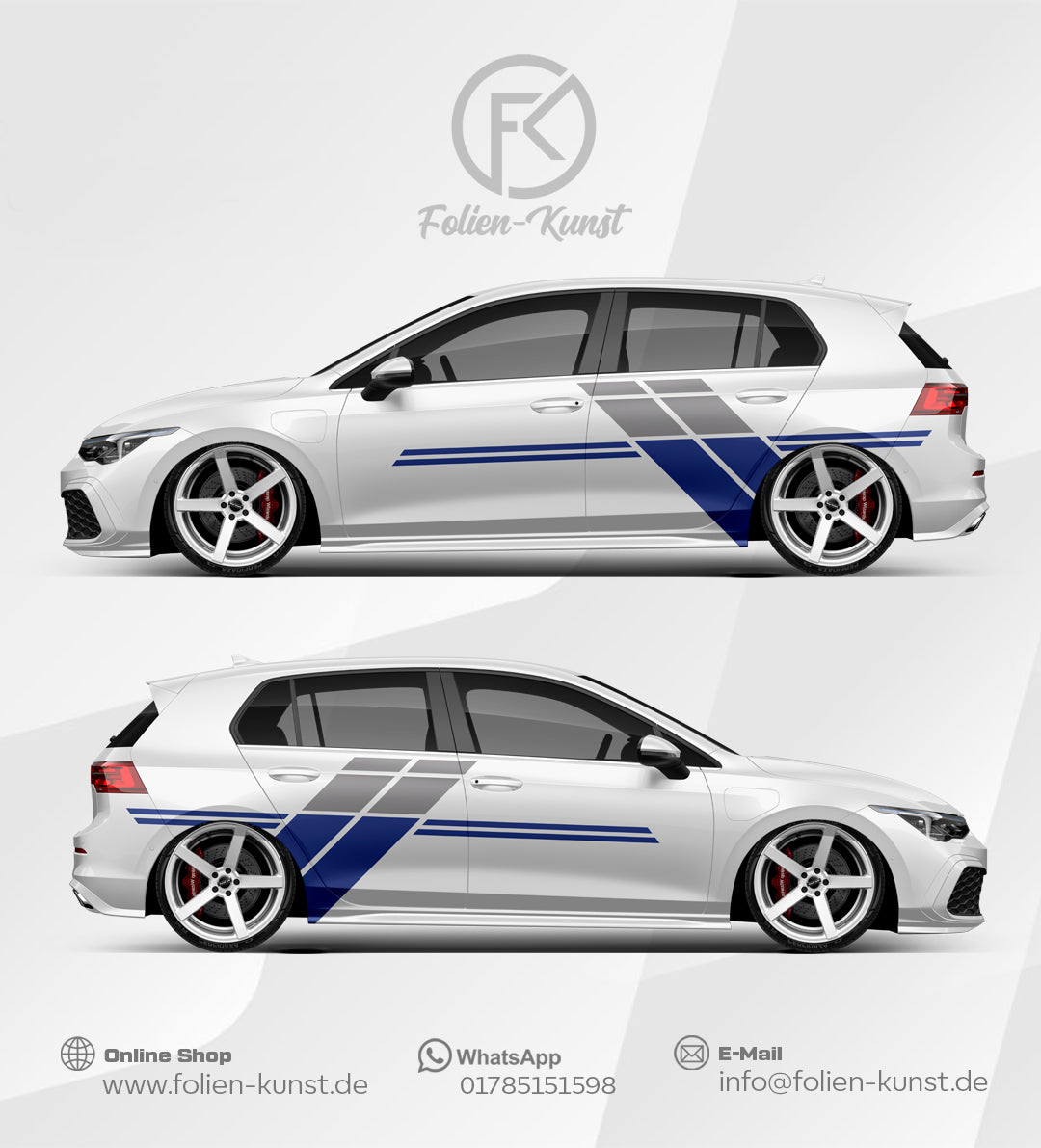 Tuning Wrap Teilfolierung Aufkleber Folien Design Style #579