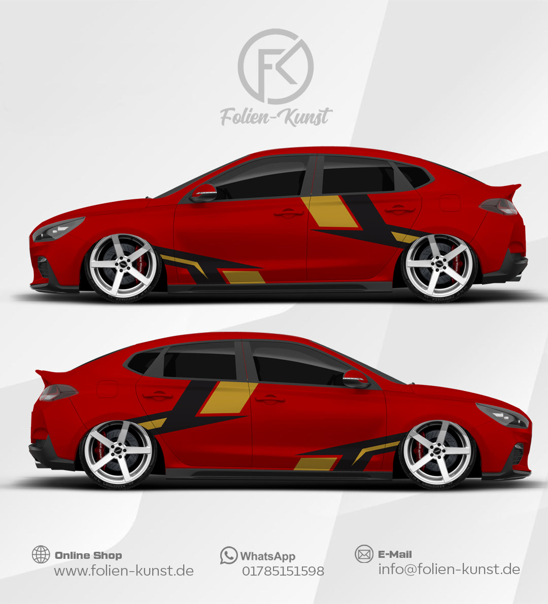 Motorsport Light Folien Design Universal #462