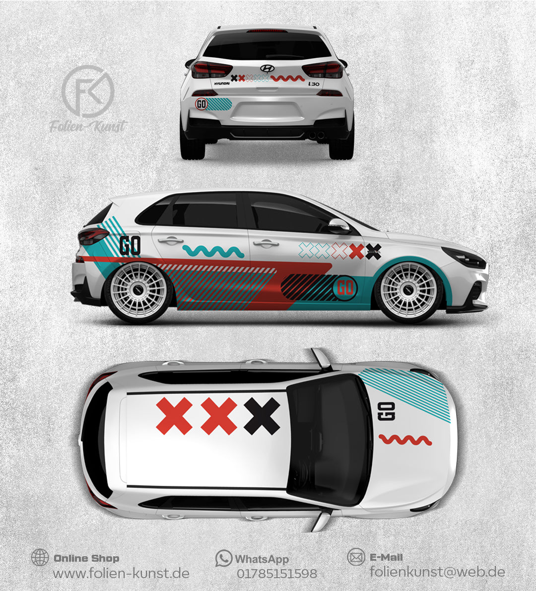Edition Go WrapDekor Design Folierung Fahrzeug Styling #047
