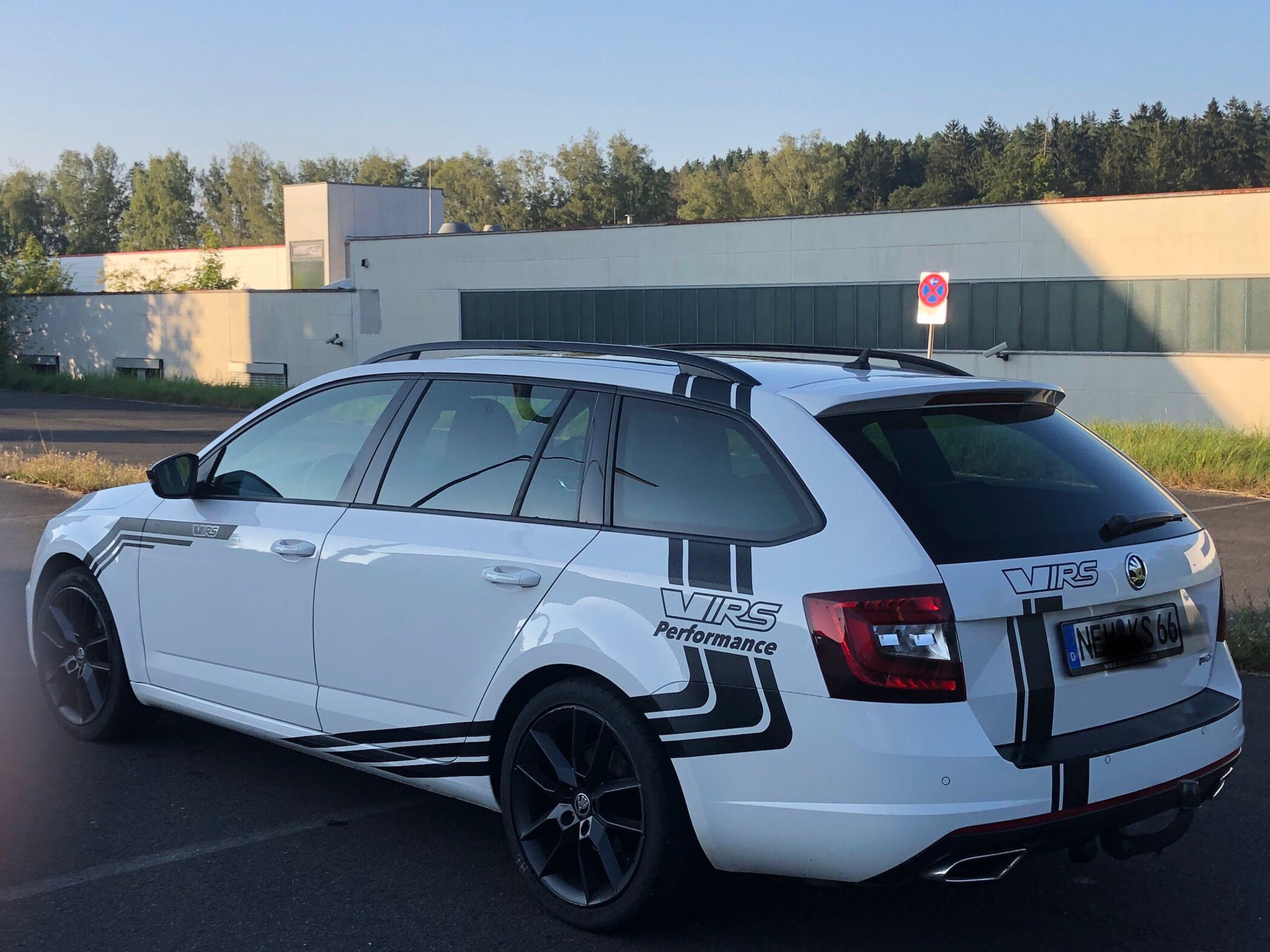 Seitenstreifen Set für Octavia Kombi RS 5E Styling