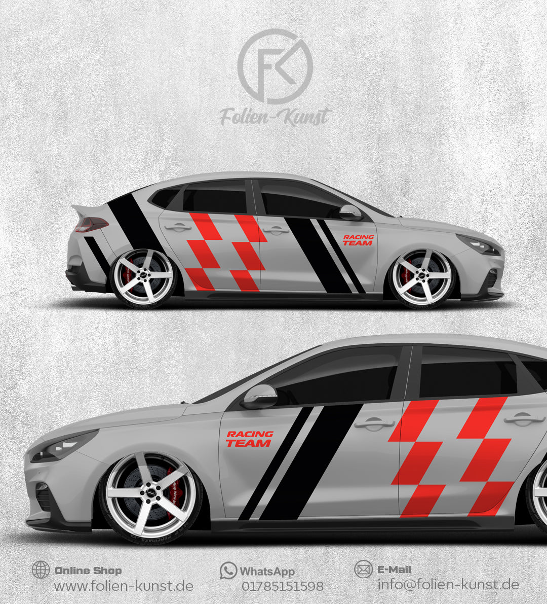 Racing Team Motorsport Folien Dekor Folierung #436