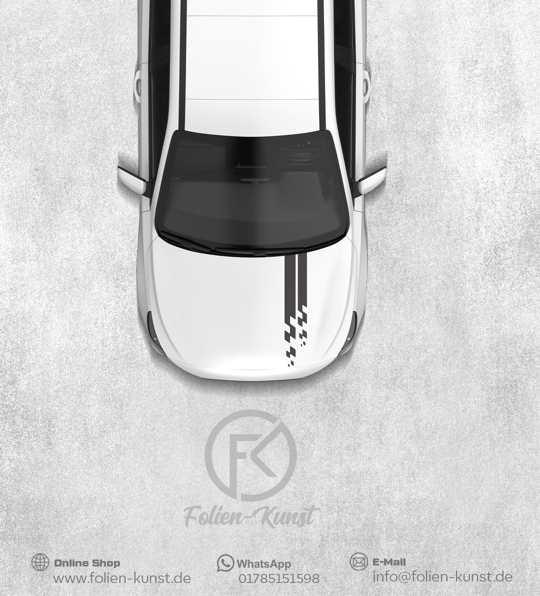 Rennstreifen Racestripe Fahrzeug Racing Styling Aufkleber #368