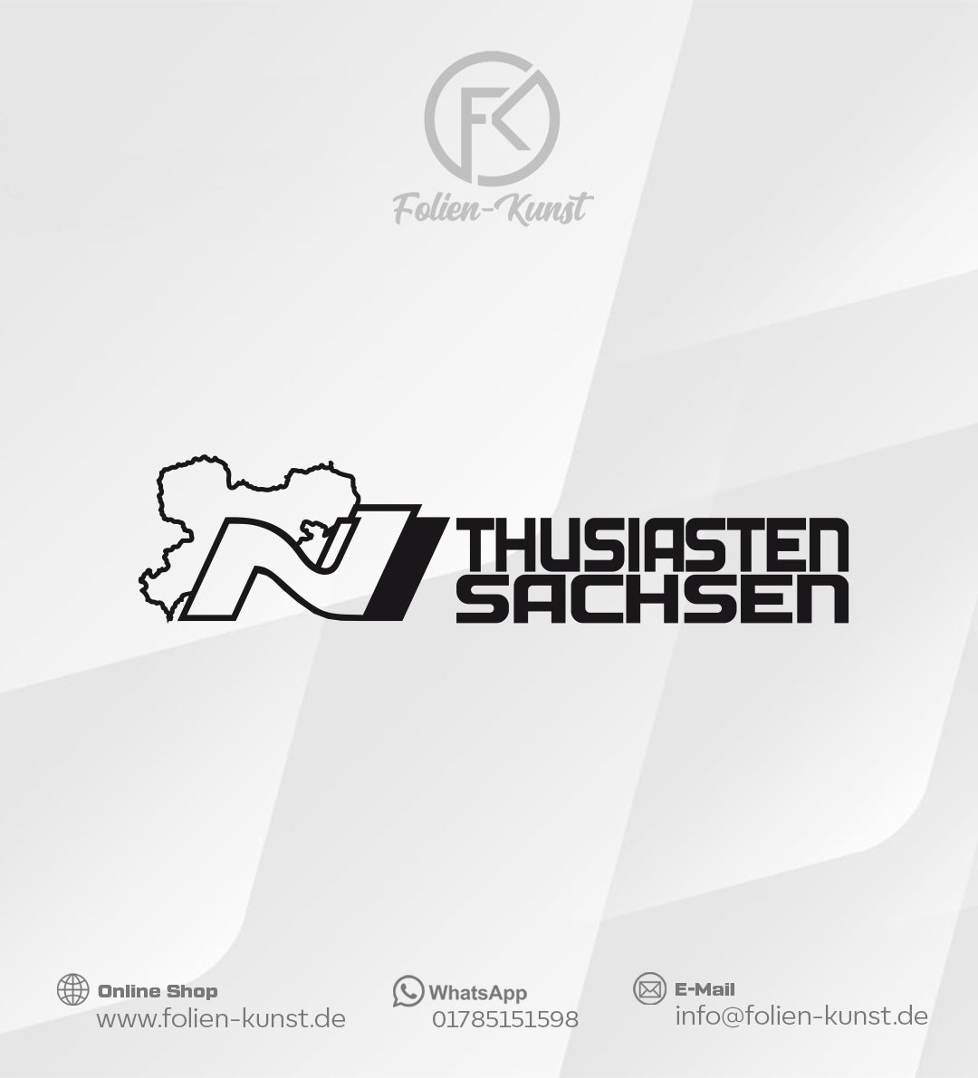 Nthusiasten SachseN-Logo Sticker V2