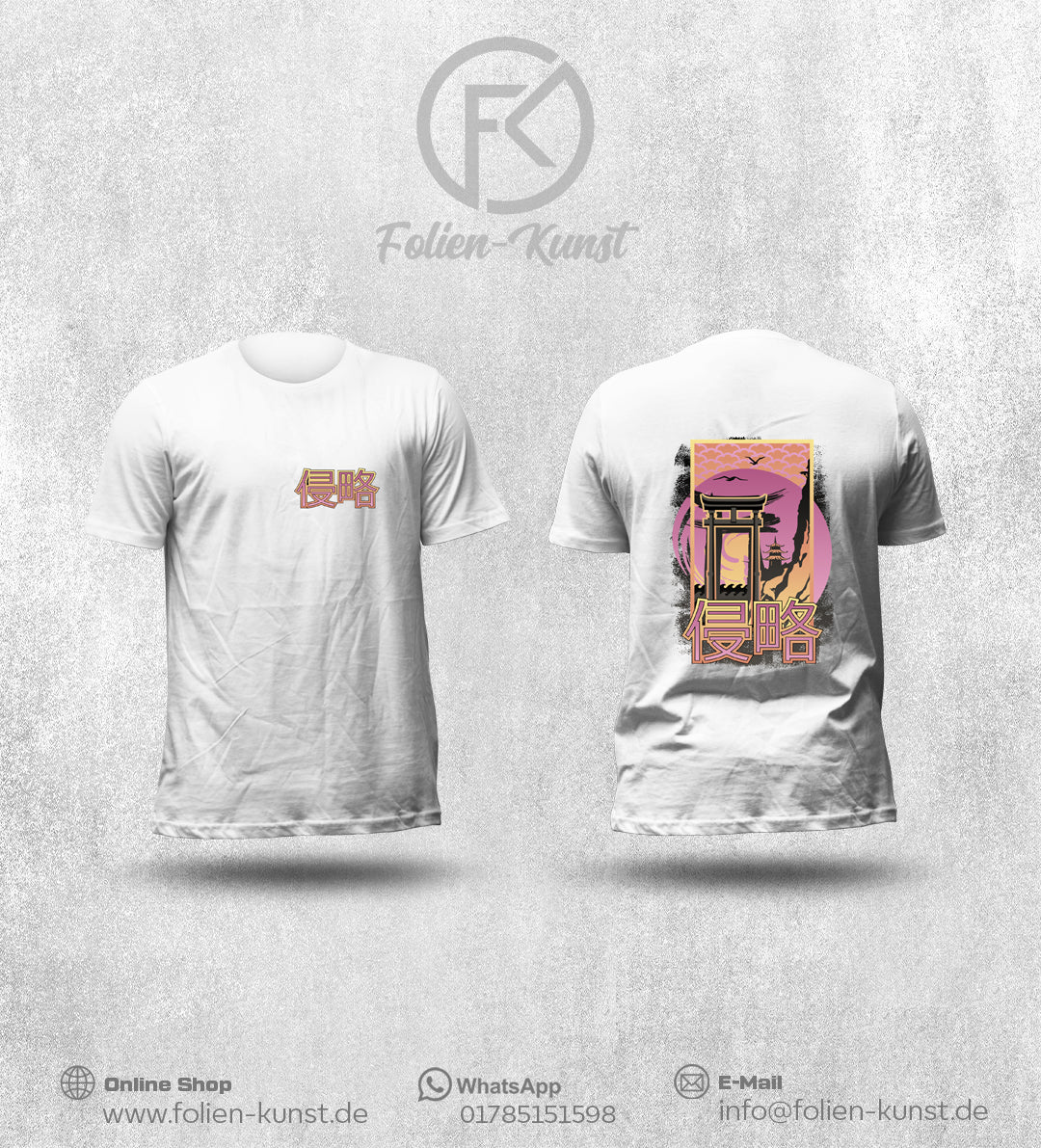 Premium T-Shirt China Design Style Glück