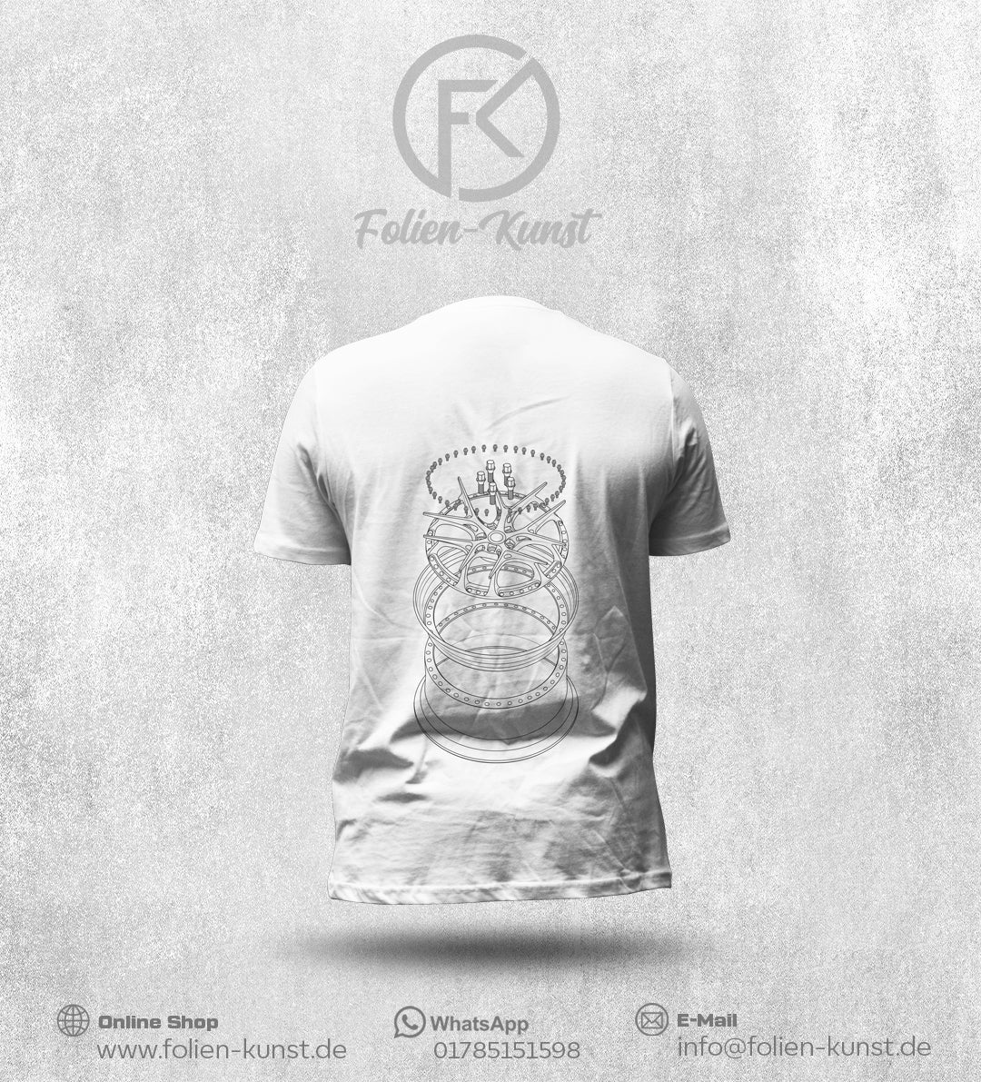 Premium T-Shirt Felgen Design Style