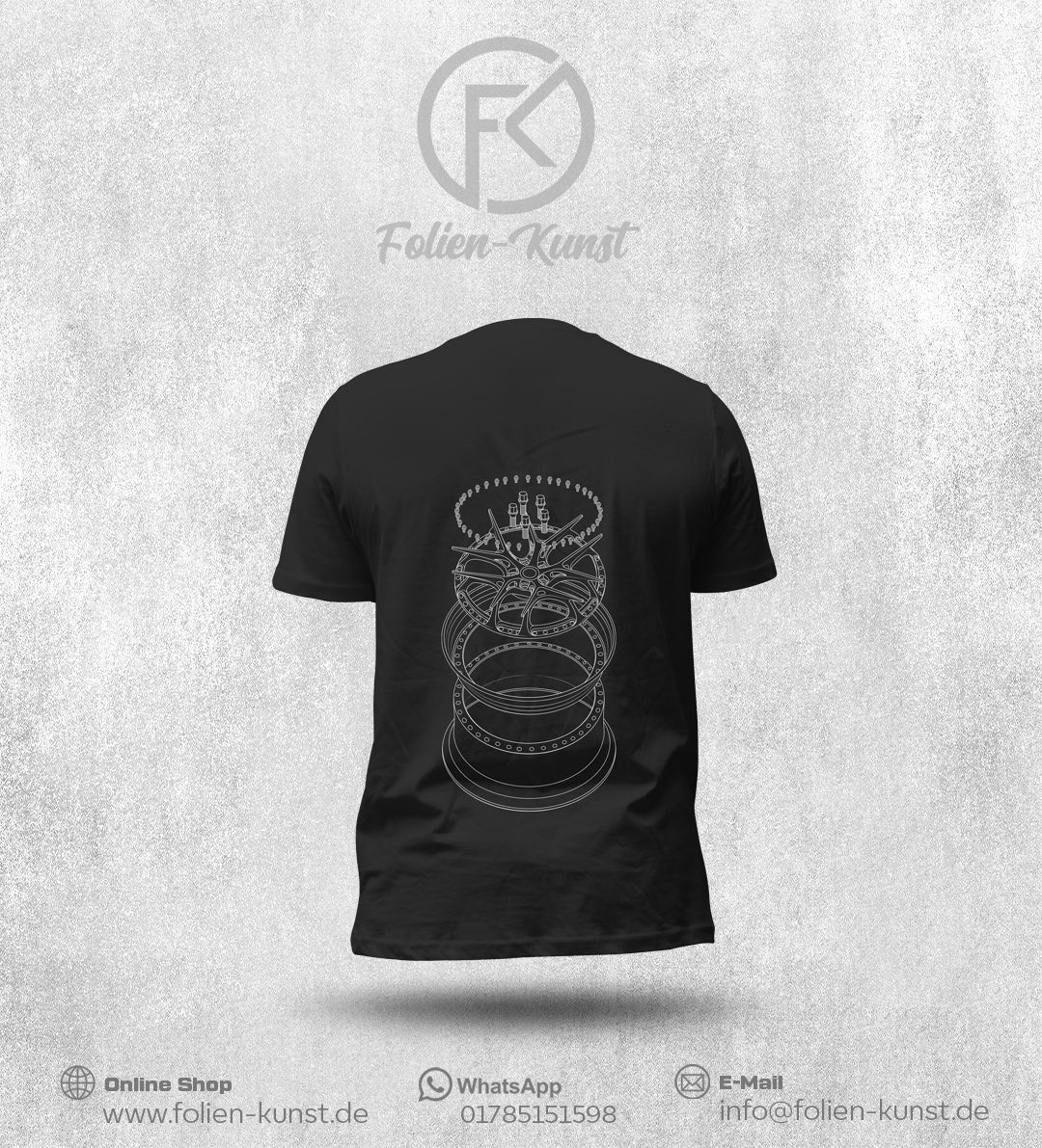 Premium T-Shirt Felgen Design Style