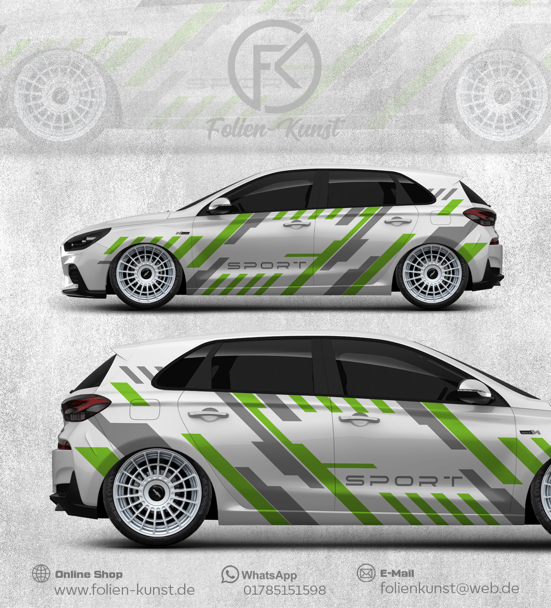 Tuning Folien Design Style Aufkleber Dekor Aufkleber #302