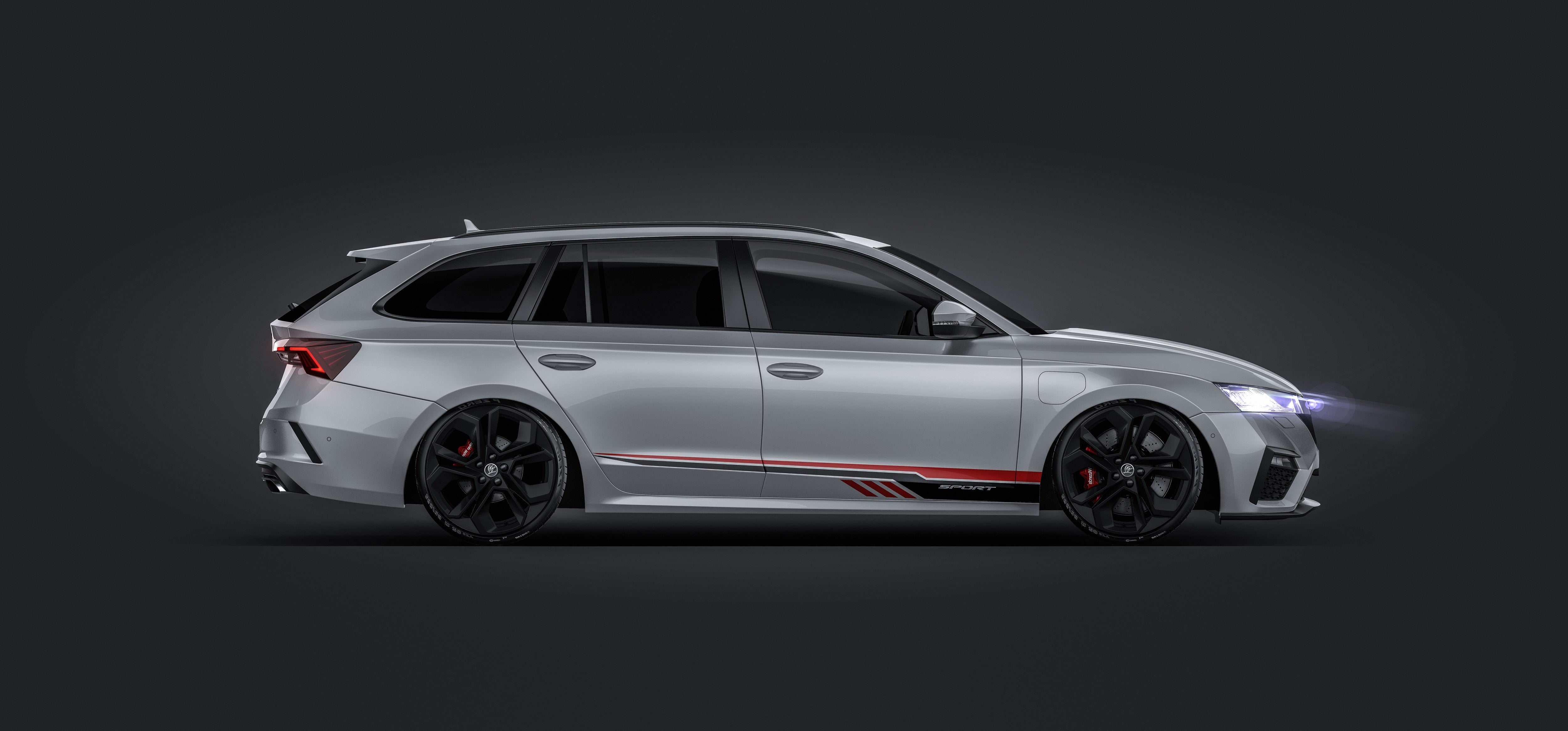 Seitenstreifen Folien Design Fahrzeug Aufkleber #457