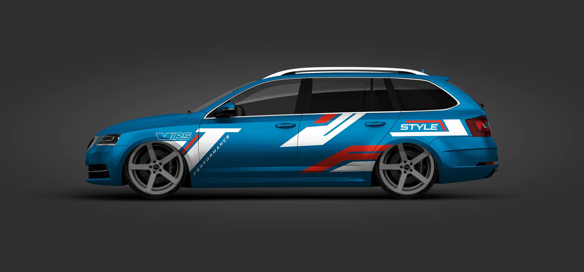 VRS Performance Dekor Aufkleber Set für Octavia Kombi