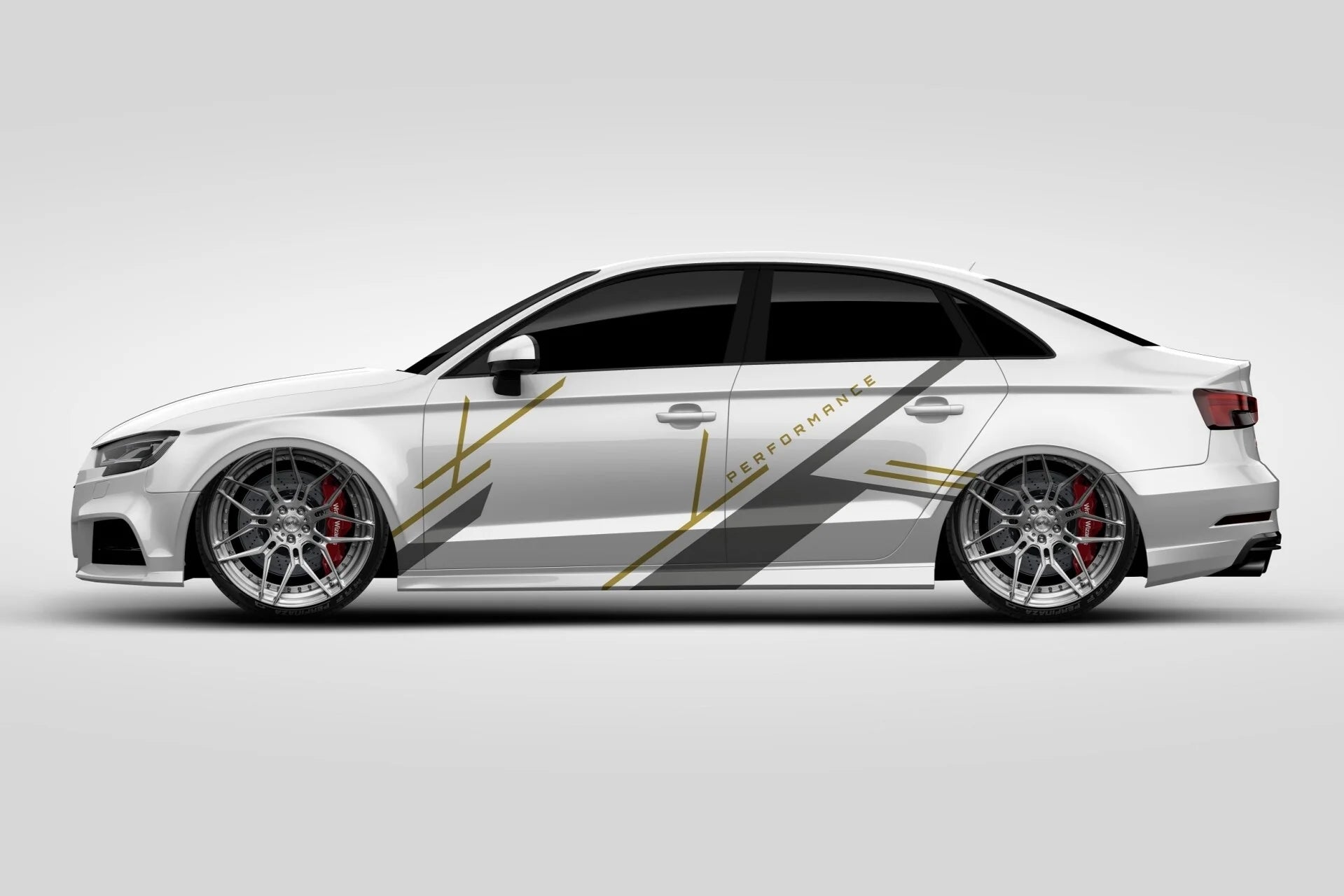Universal Seiten Dekor Design Aufkleber Performance #002