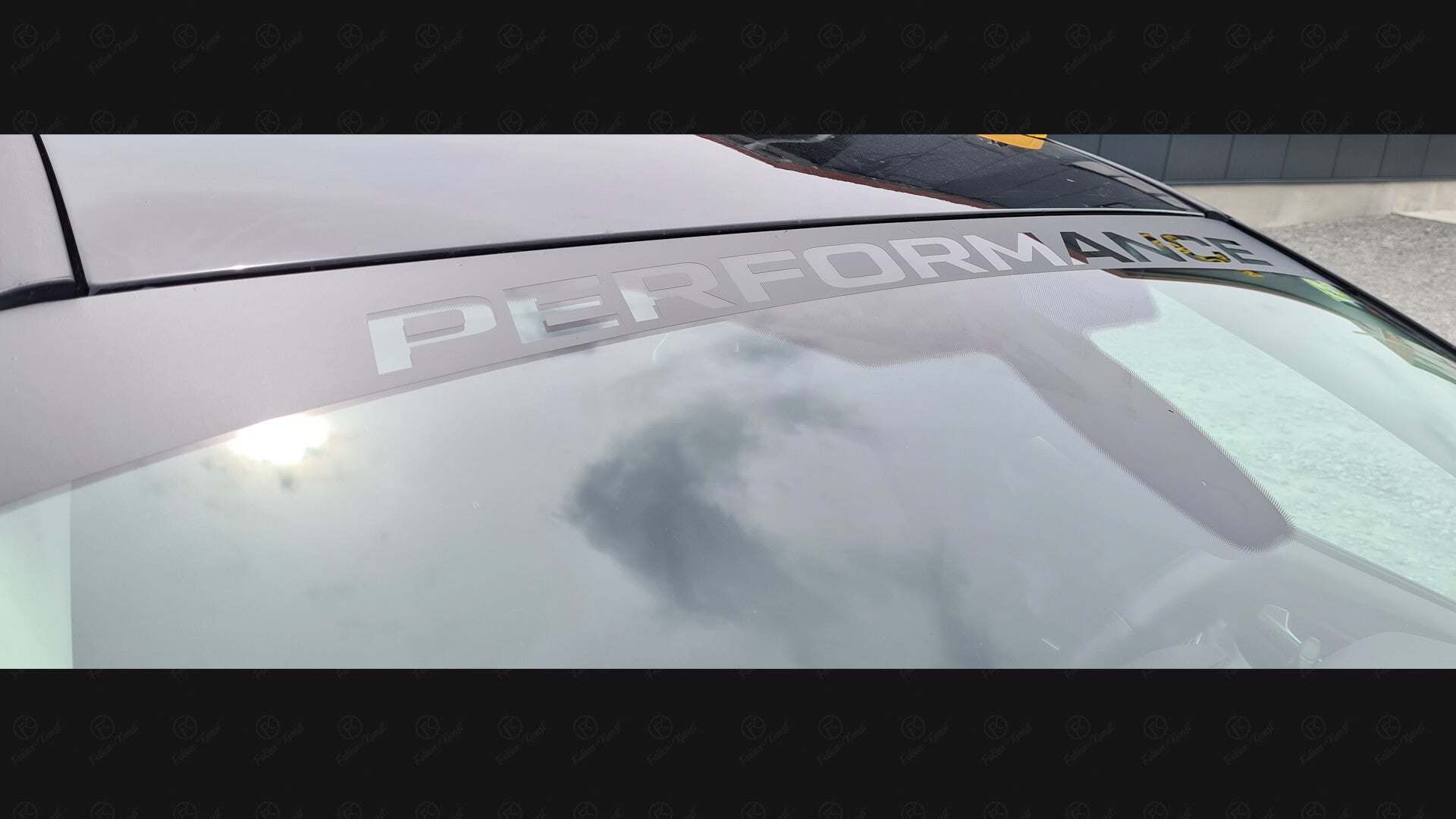 Performance Scheibenkeil Schriftzug Design Universal Styling Tuning Dekor JDM