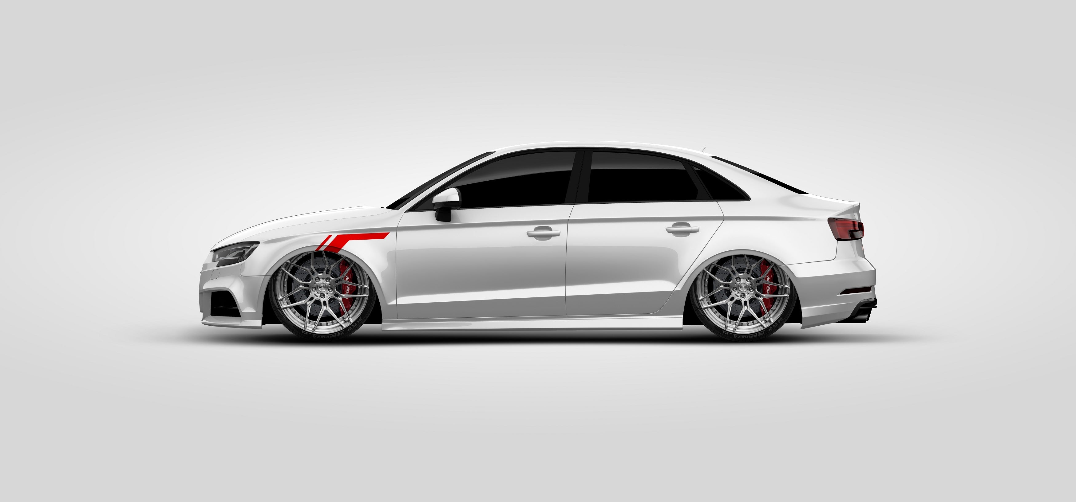 Kotflügel Aufkleber Auto folien Dekor Tuning Styling #106