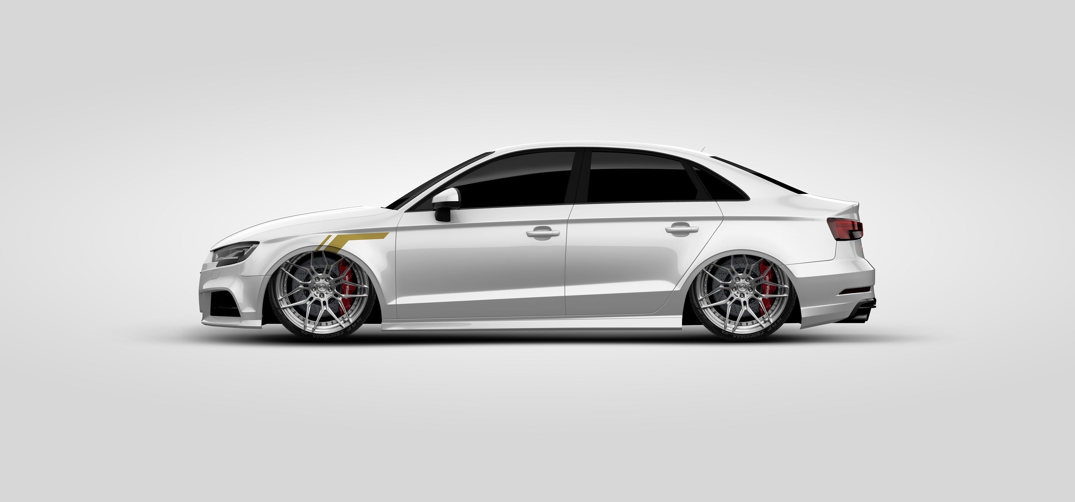 Kotflügel Aufkleber Auto folien Dekor Tuning Styling #106