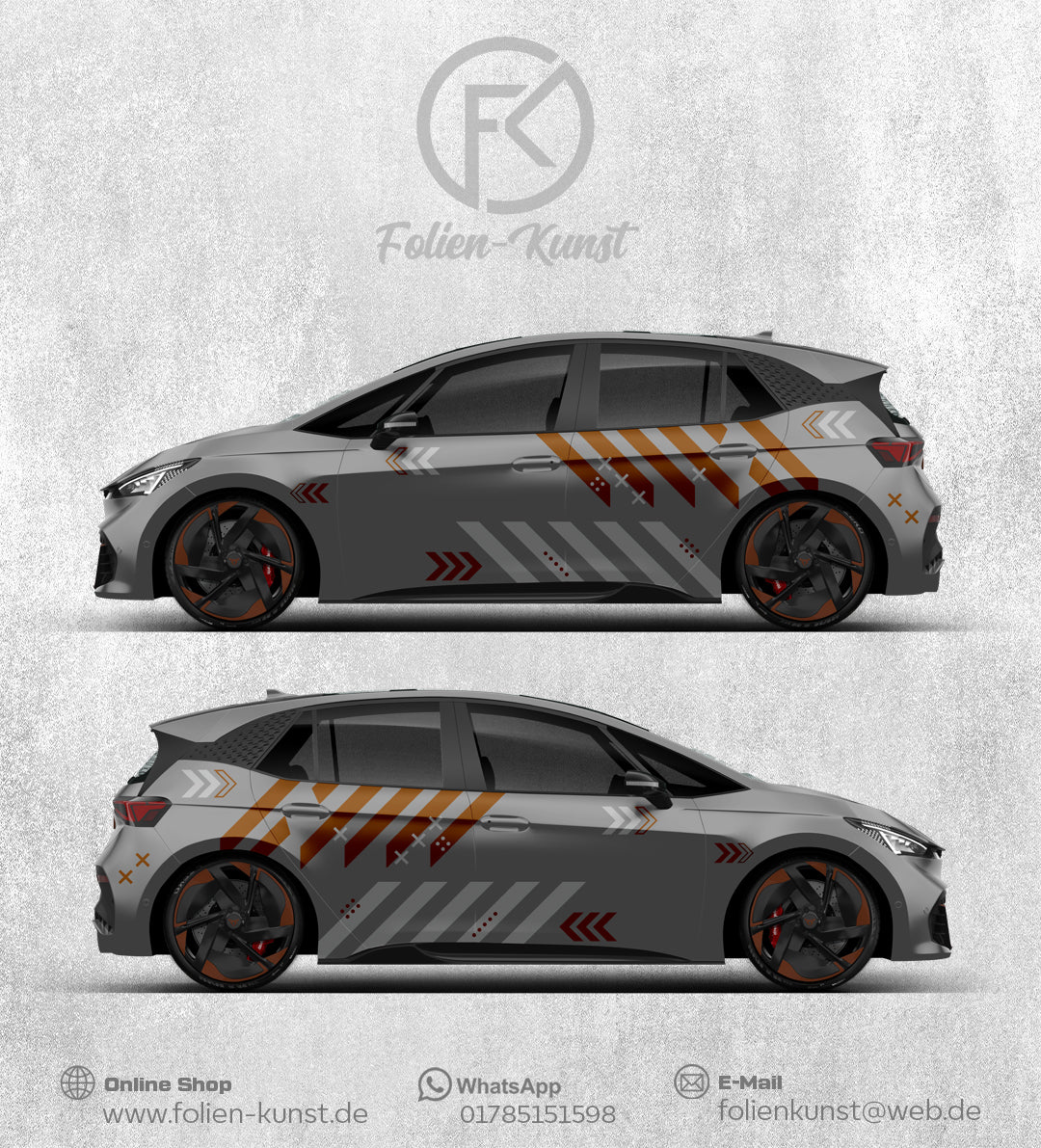 Born Edition Design Aufkleber Set Fahrzeug Styling #177