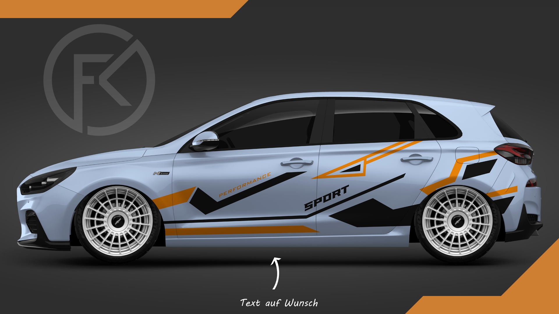 Auto Wrapping Design Set Car Styling Sport Performance