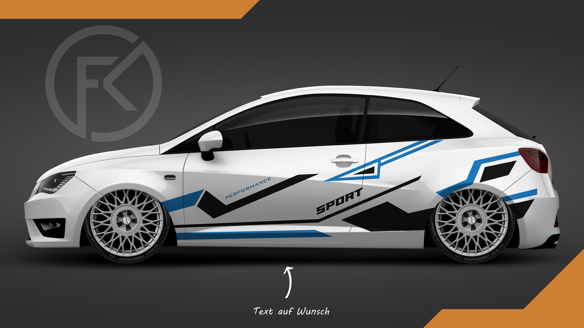 Auto Wrapping Design Set Car Styling Sport Performance