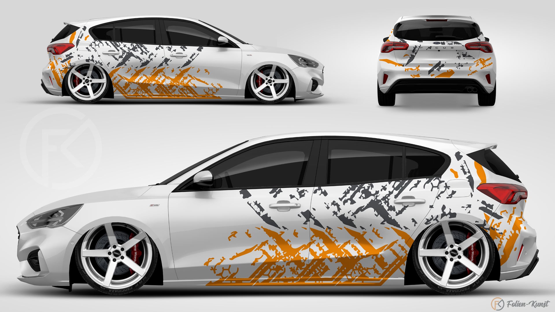 Fahrzeug Design Aufkleber WrapKit Auto Tuning Styling Crazy #112