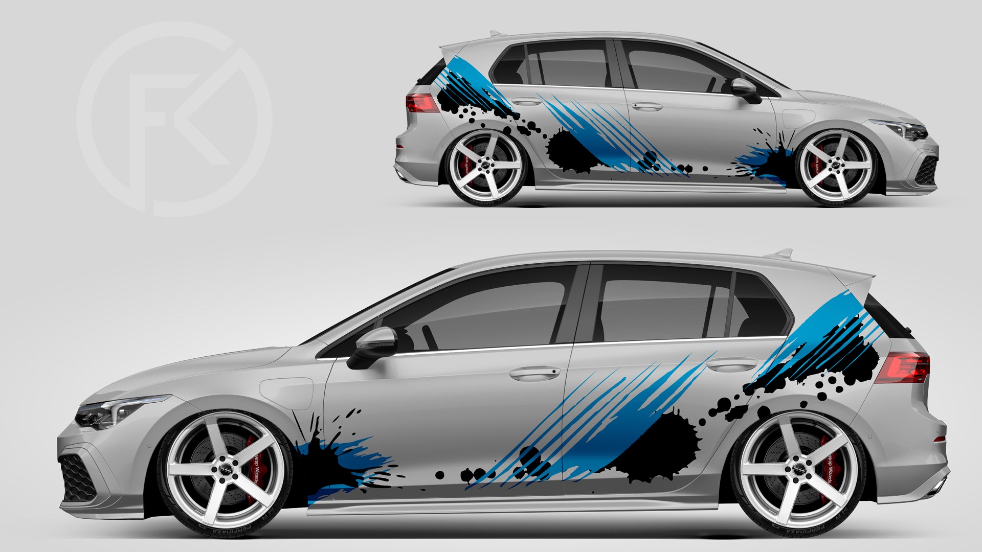 Dirty Styling WrapCar Design Fahrzeug Aufkleber #136