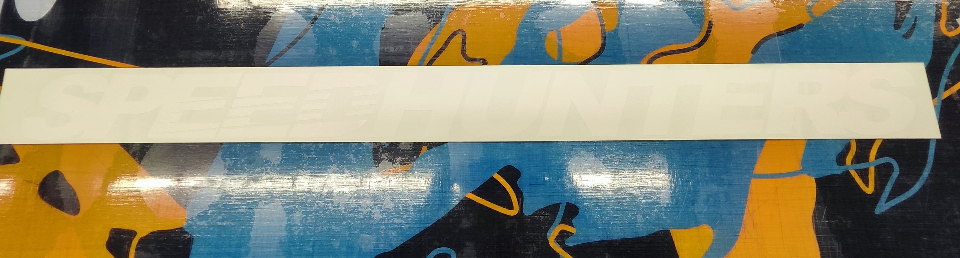 Speedhunter Schriftzug Windschutzscheibe Aufkleber weiß
