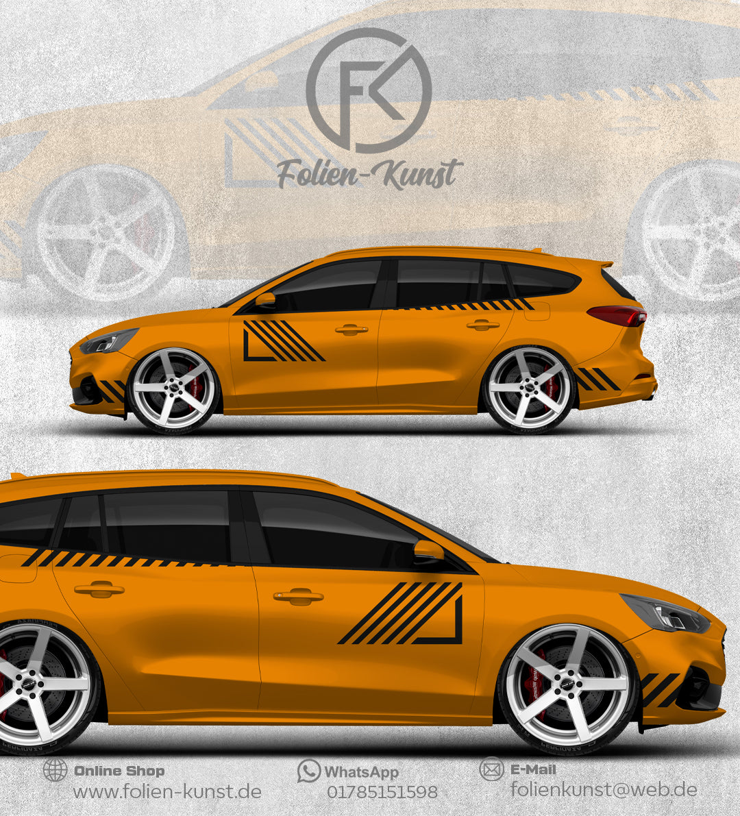 Light Tuning Dekor Auto Aufkleber Fahrzeug Styling #262