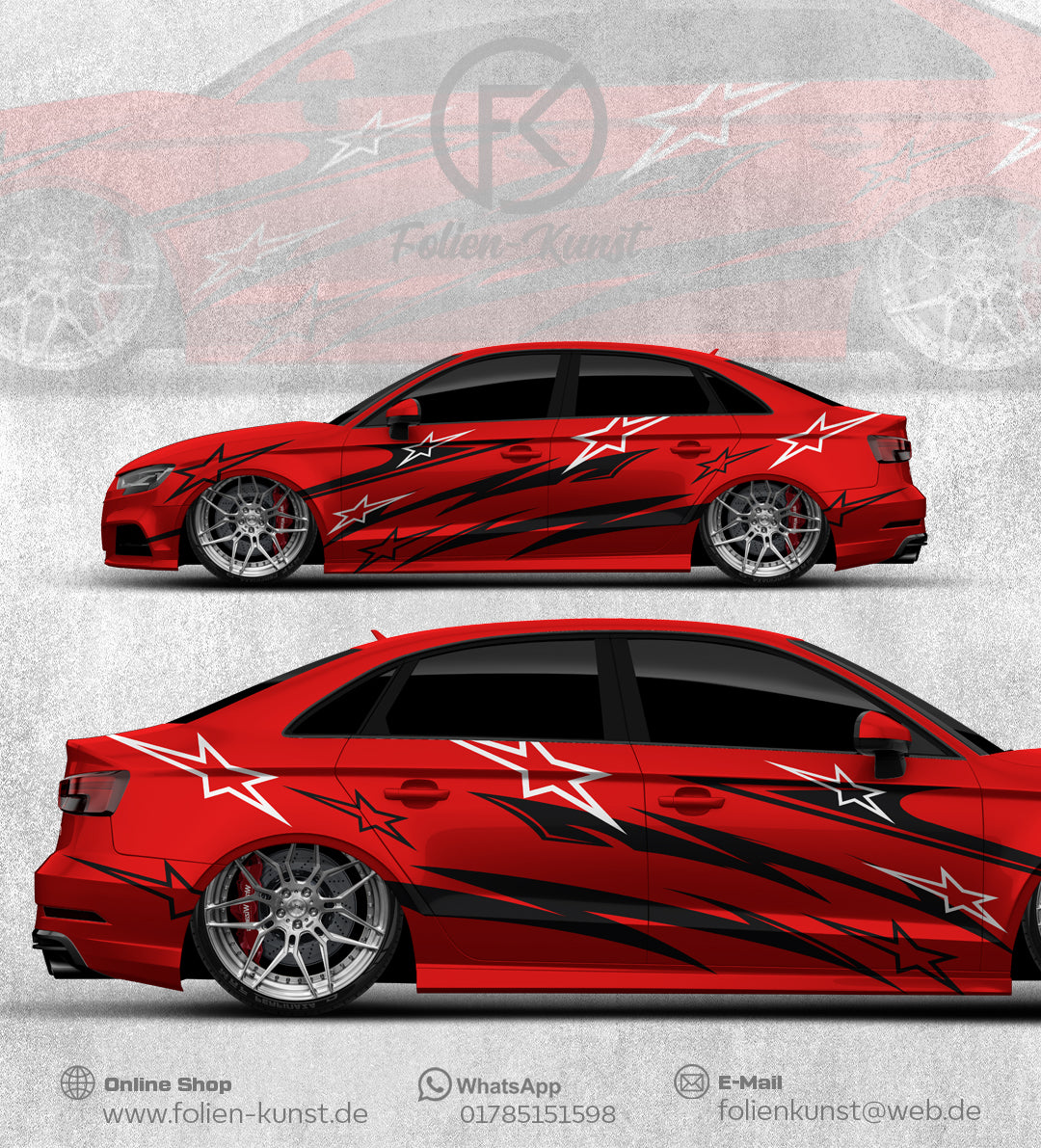 Car livery decals sales