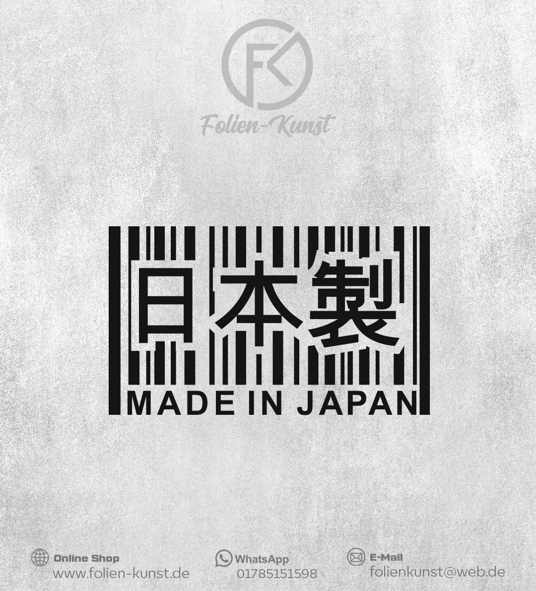 Made in Japan Aufkleber Tuning Sticker jdm styling