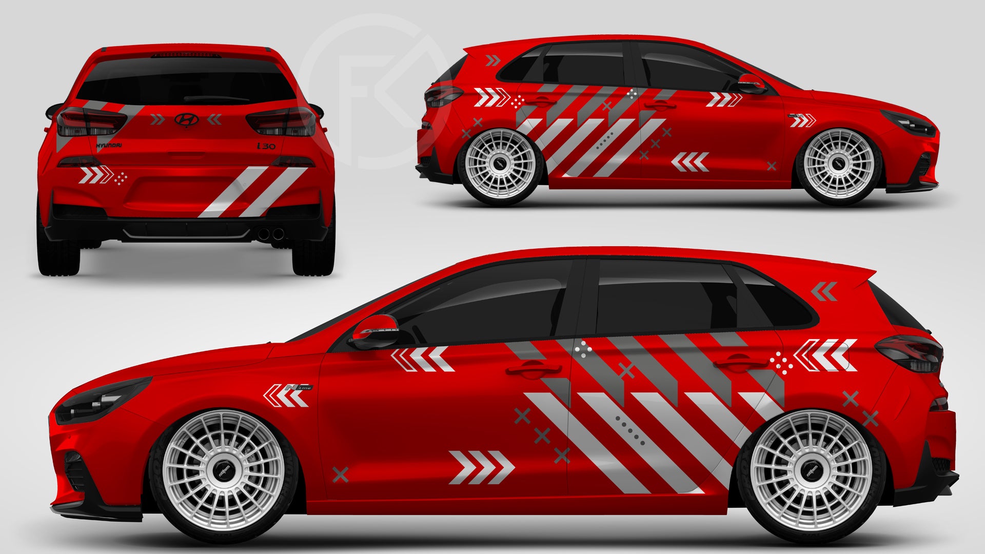 Styling Fahrzeug Dekor Aufkleber Universal Design tuning #148