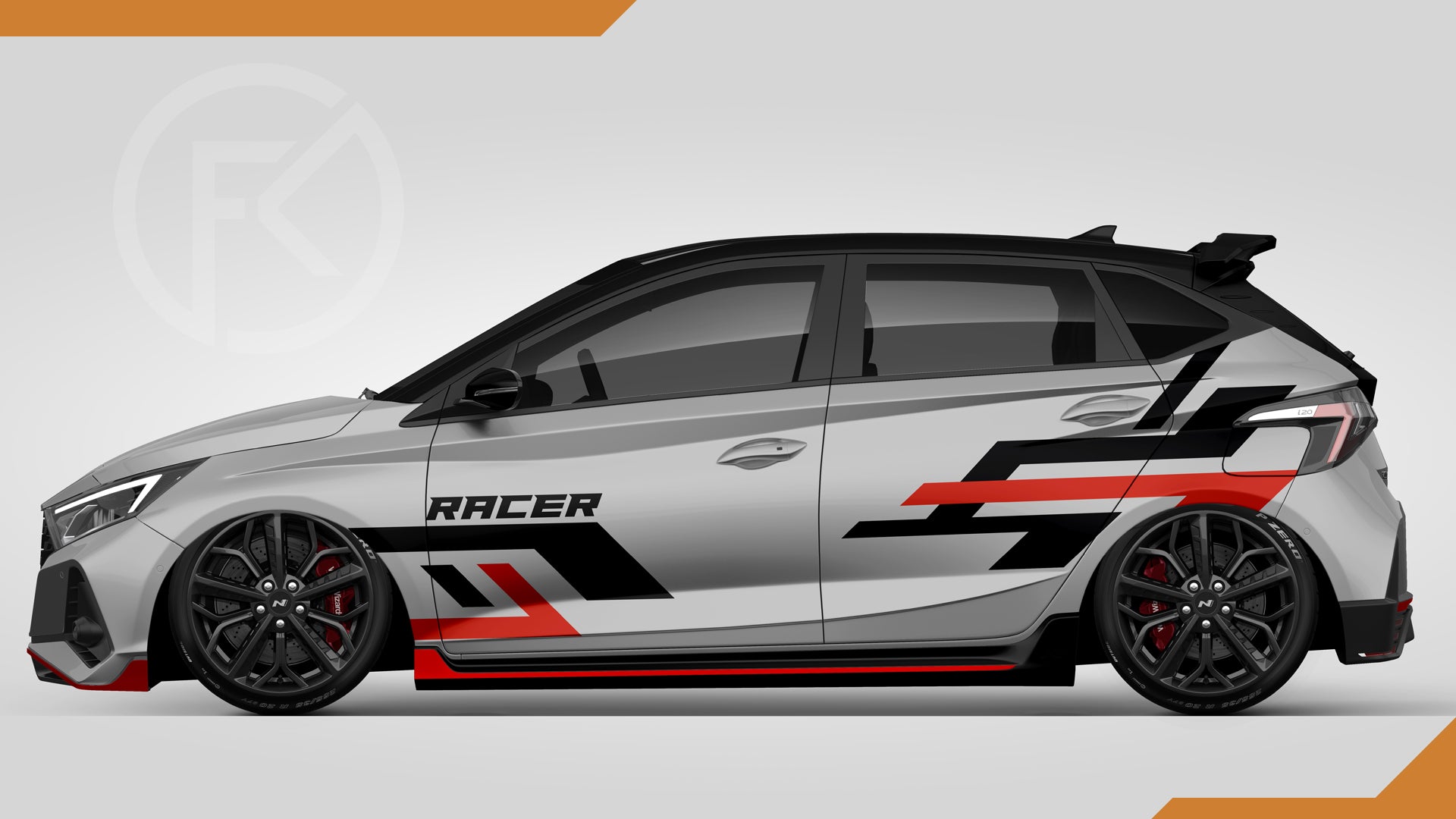 Racer Folien Dekor Design Tuning Auto Car Wrapping Aufkleber Styling jdm #036