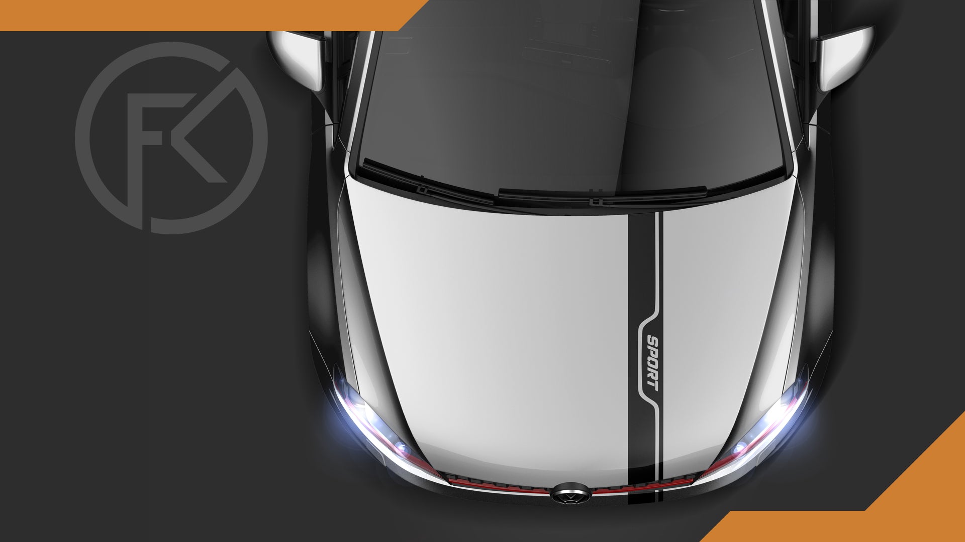 Sport Rennstreifen Auto Motorhaube Aufkleber Dekor Streifen Styling Folie jdm