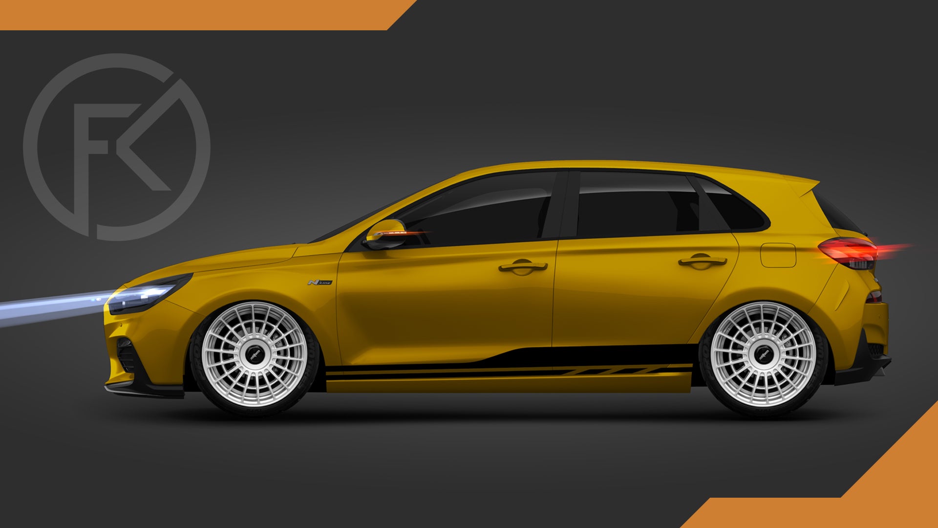 Auto Seitenstreifen Sport Fahrzeug Streifen Tuning Styling Dekor Aufkleber Race