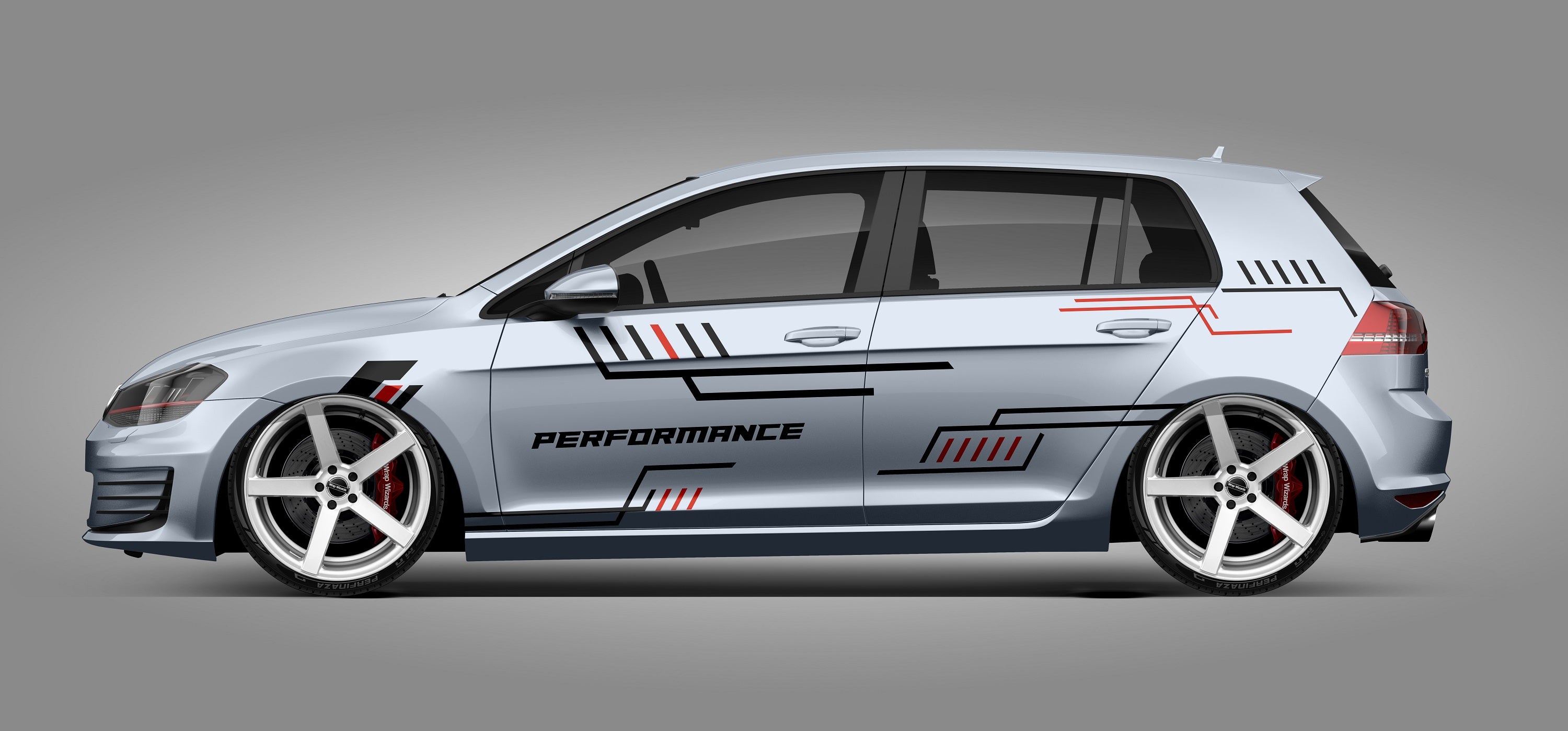 Dekor Performance Aufkleber Set #01 Styling Streifen