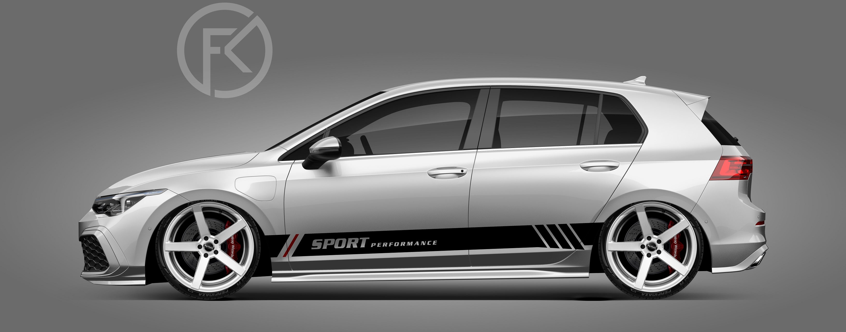 Seitenstreifen Folie Streifen Tuning Performance Dekor Stripe Styling Universal