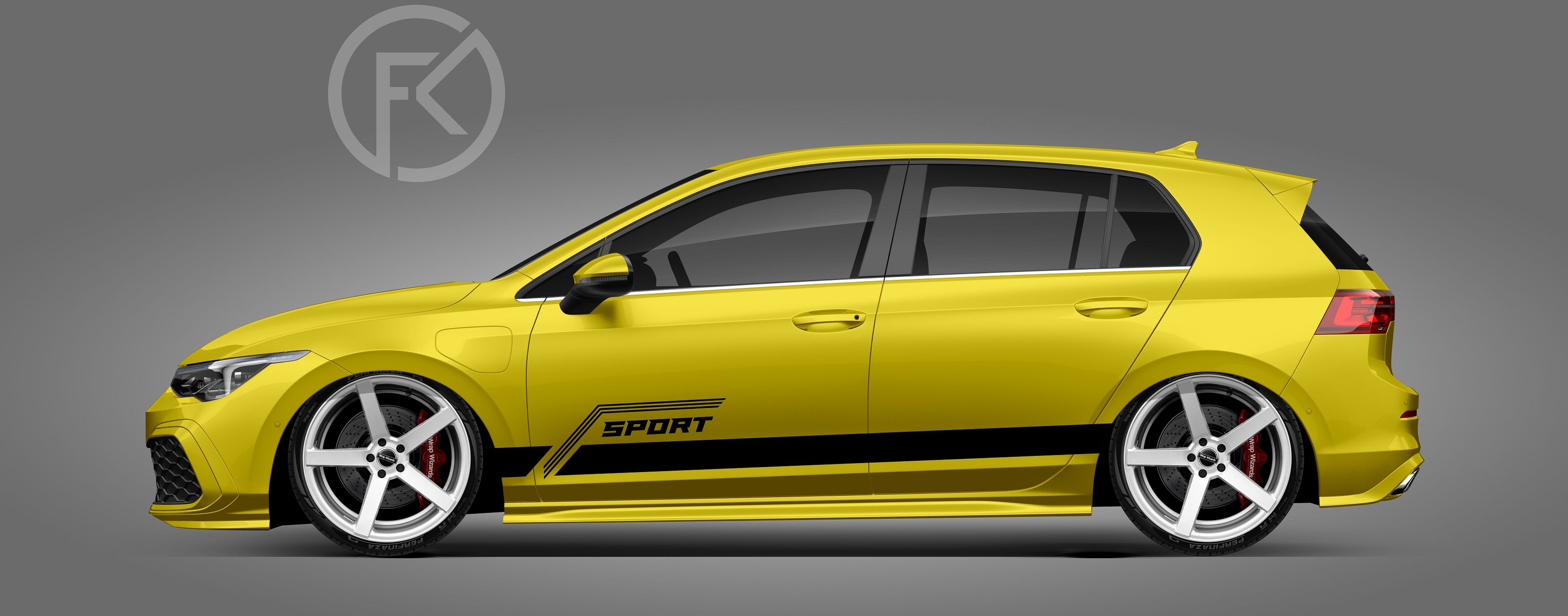 Sport Race Seitenstreifen Folie Dekor Streifen Car Side Stripe Universal jdm