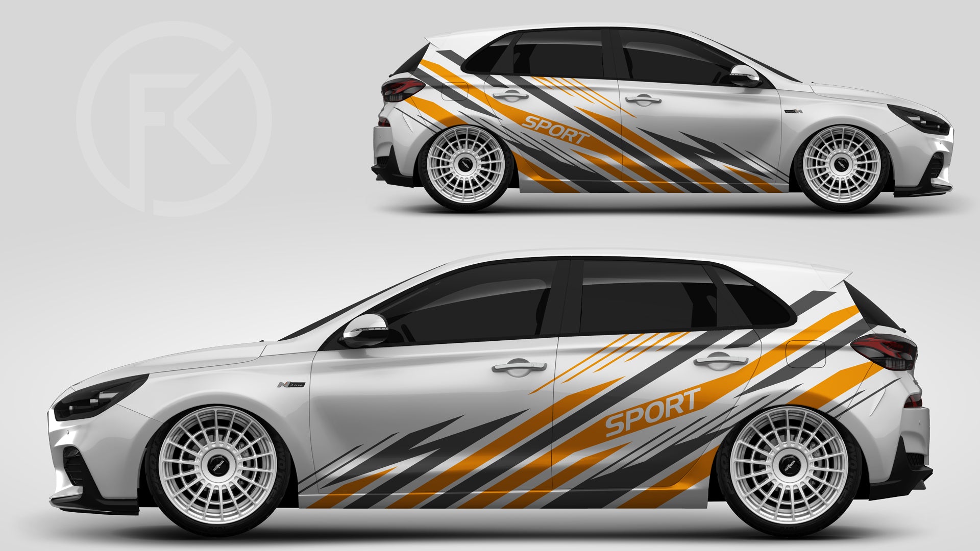 Universal Styling Dekor Fahrzeug Aufkleber Set Auto Tuning #159