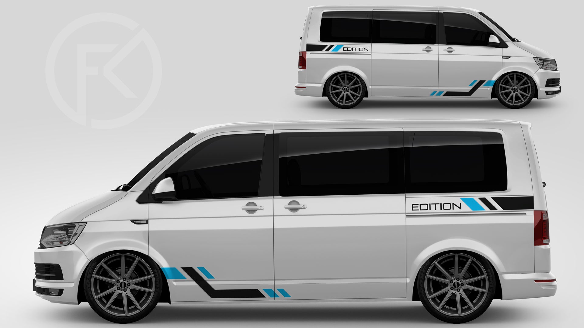 Edition Aufkleber Dekor Folie WrapKit Bus Tuning Styling #117