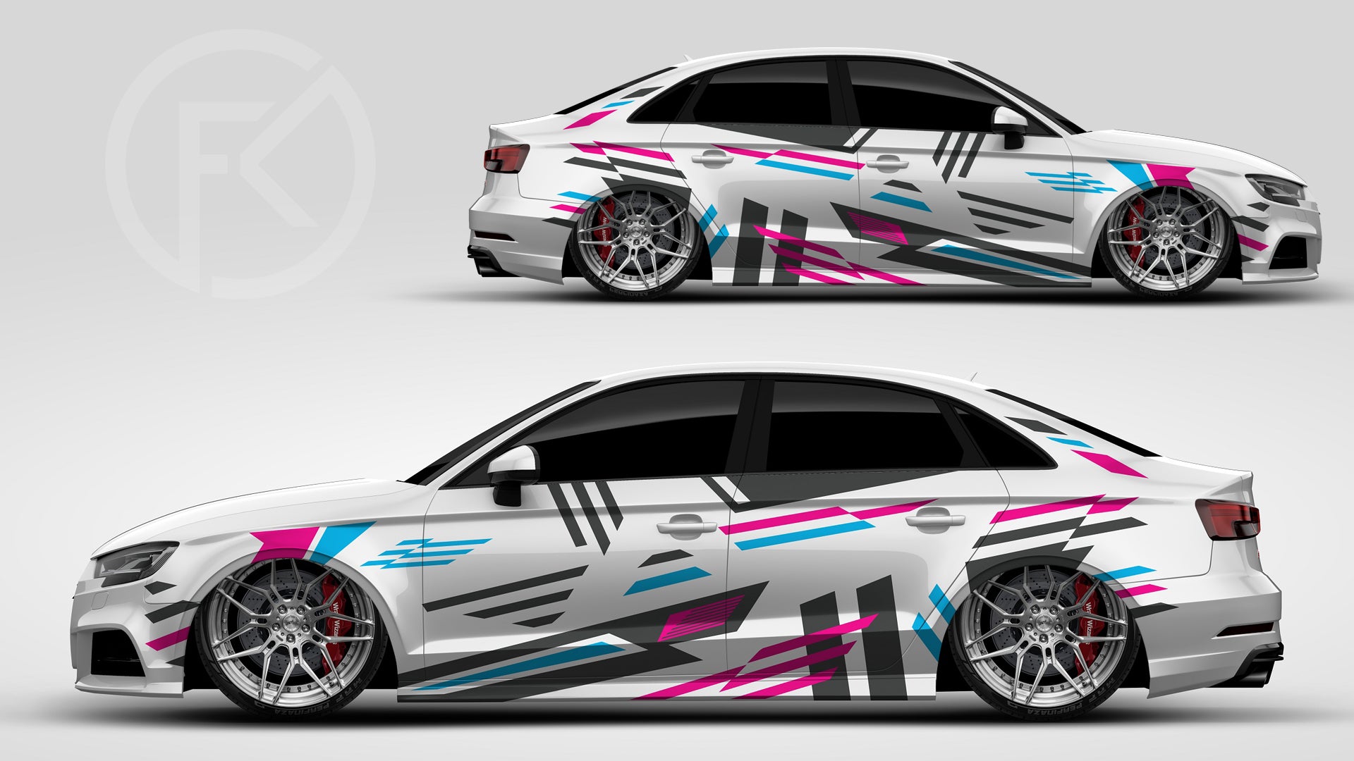 ToCrazy Wrap Dekor Aufkleber WrapKit Auto Fahrzeug Styling #125