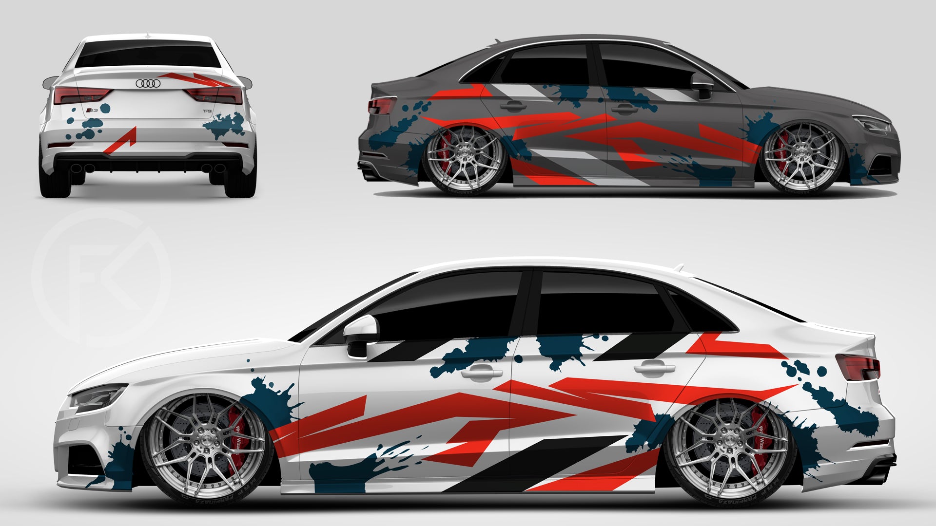 ToCrazy 2.0 Aufkleber Dekor Fahrzeug WrapKit Auto Styling #151