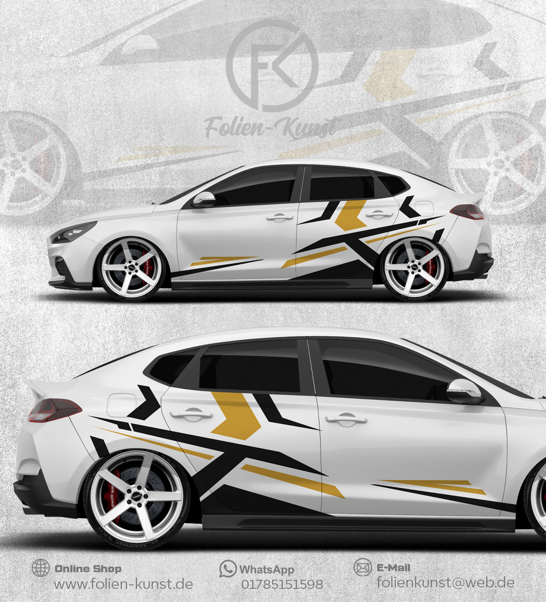 Tuning Folien Dekor Aufkleber Folierung Motorsport #274