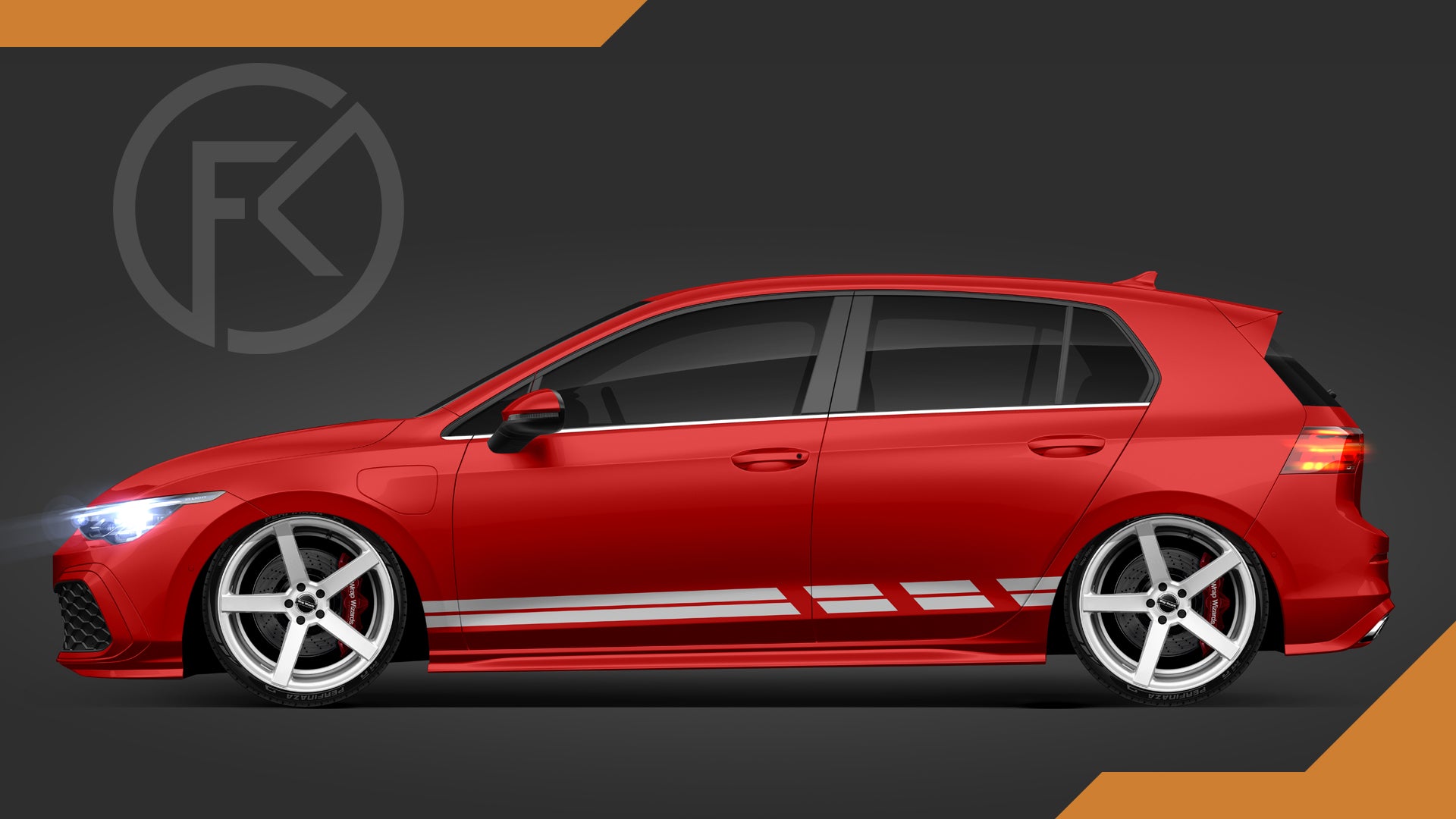 Universal Dekor Seitenstreifen Auto Styling Design