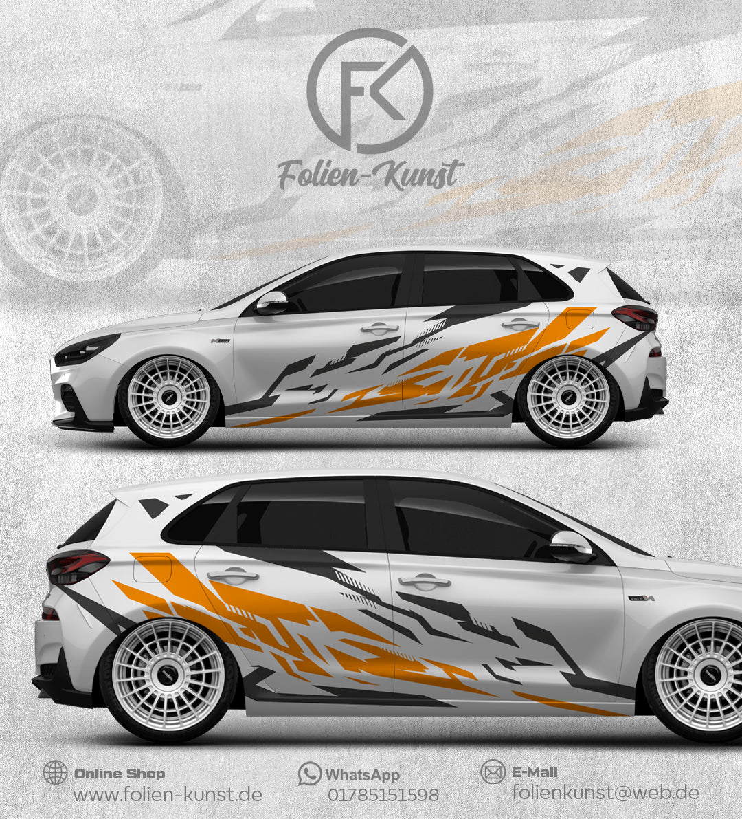 WrapDesign Fahrzeug Styling Folierung Set Universal #269