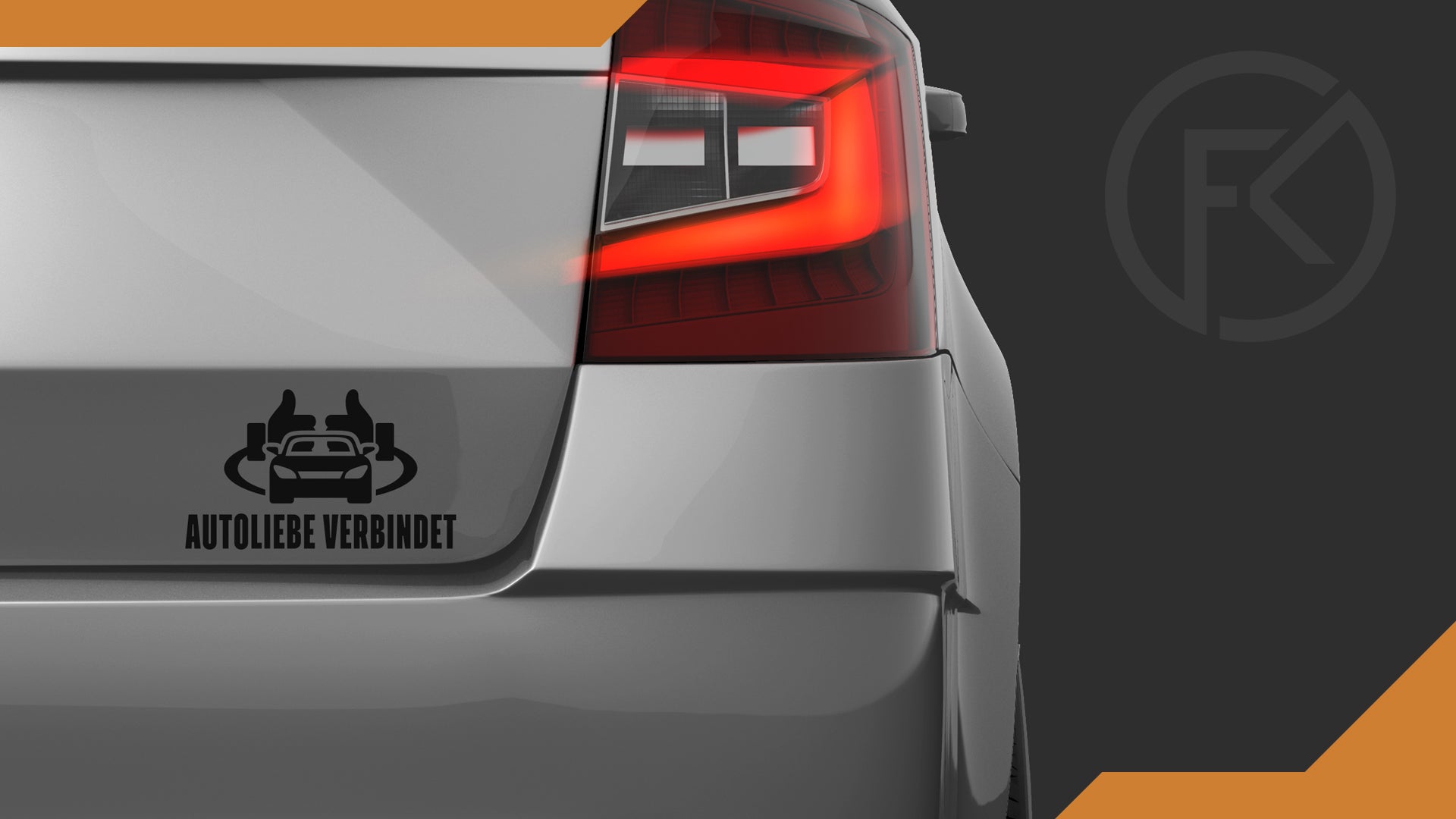 Autoliebe verbindet Aufkleber Auto sticker Tuning styling jdm